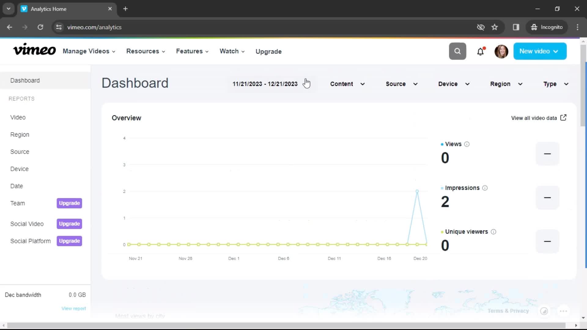 General browsing screenshot