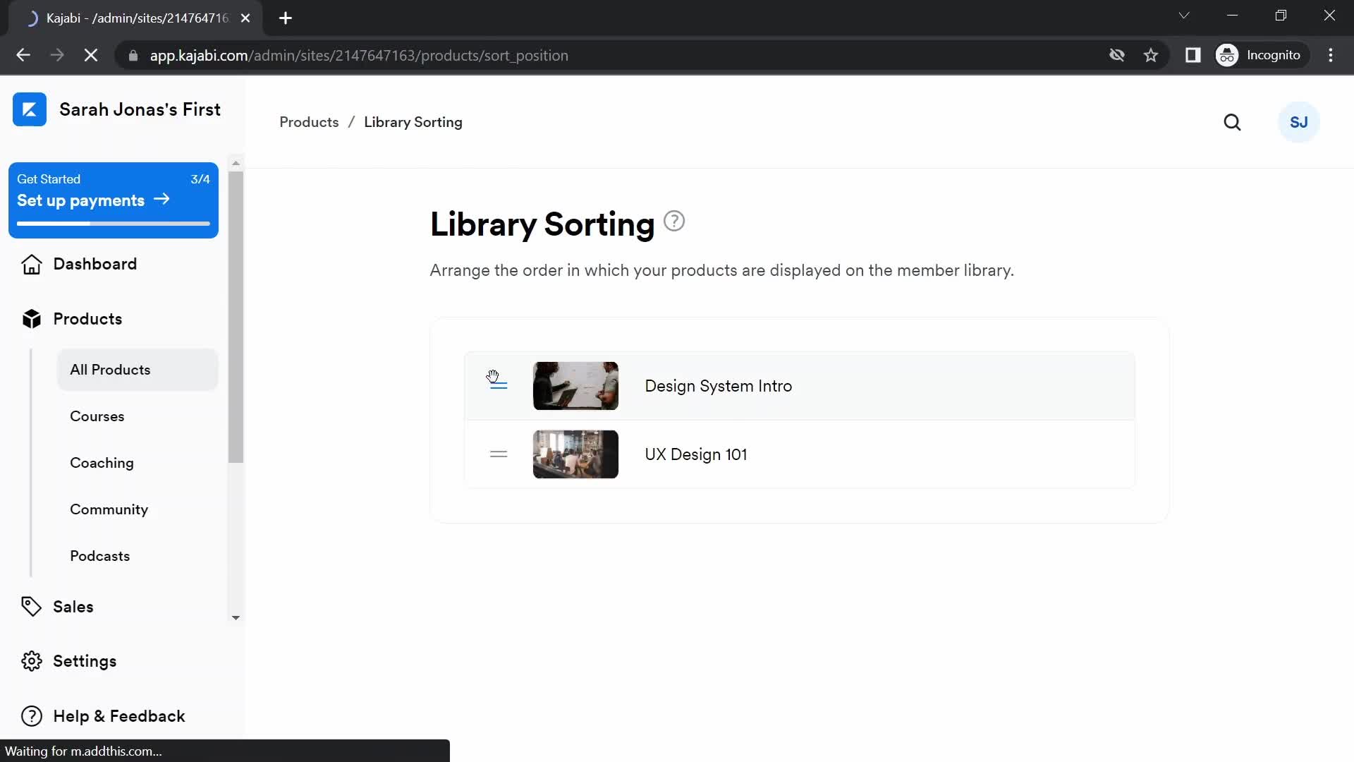 General browsing screenshot