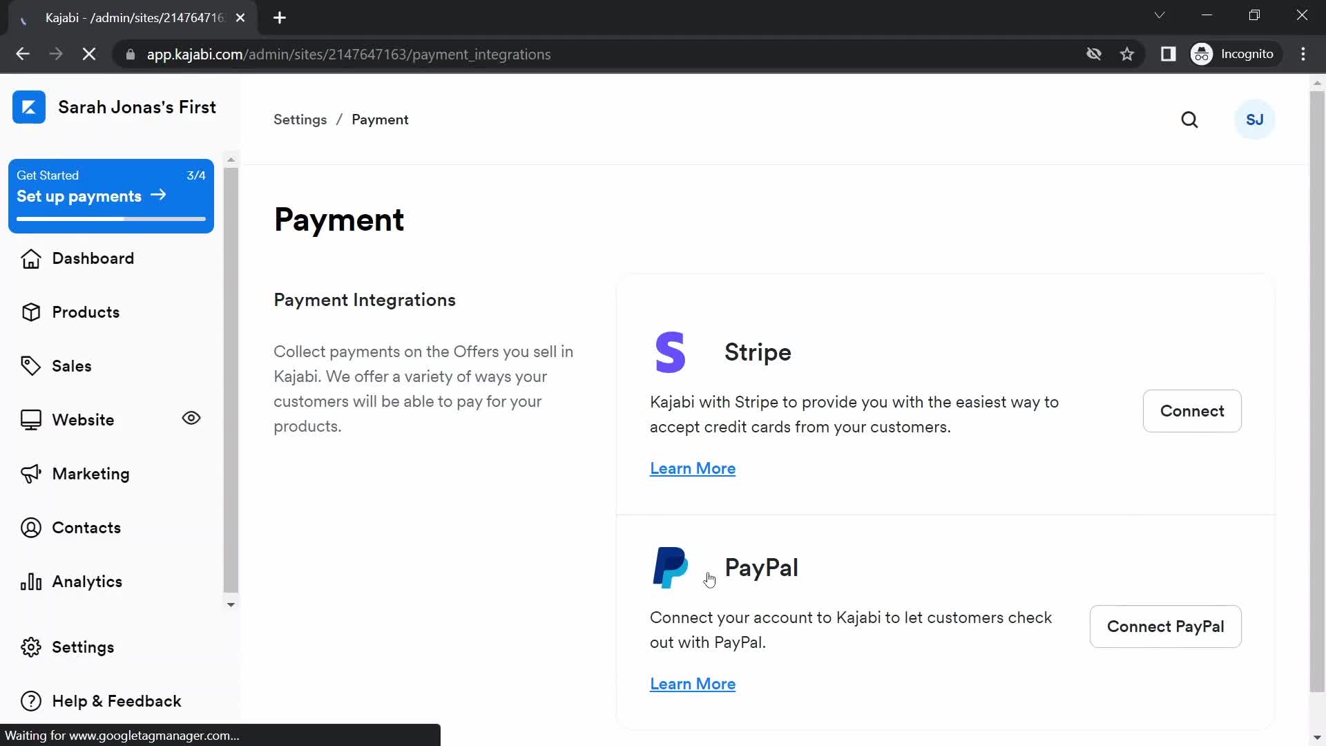 General browsing screenshot