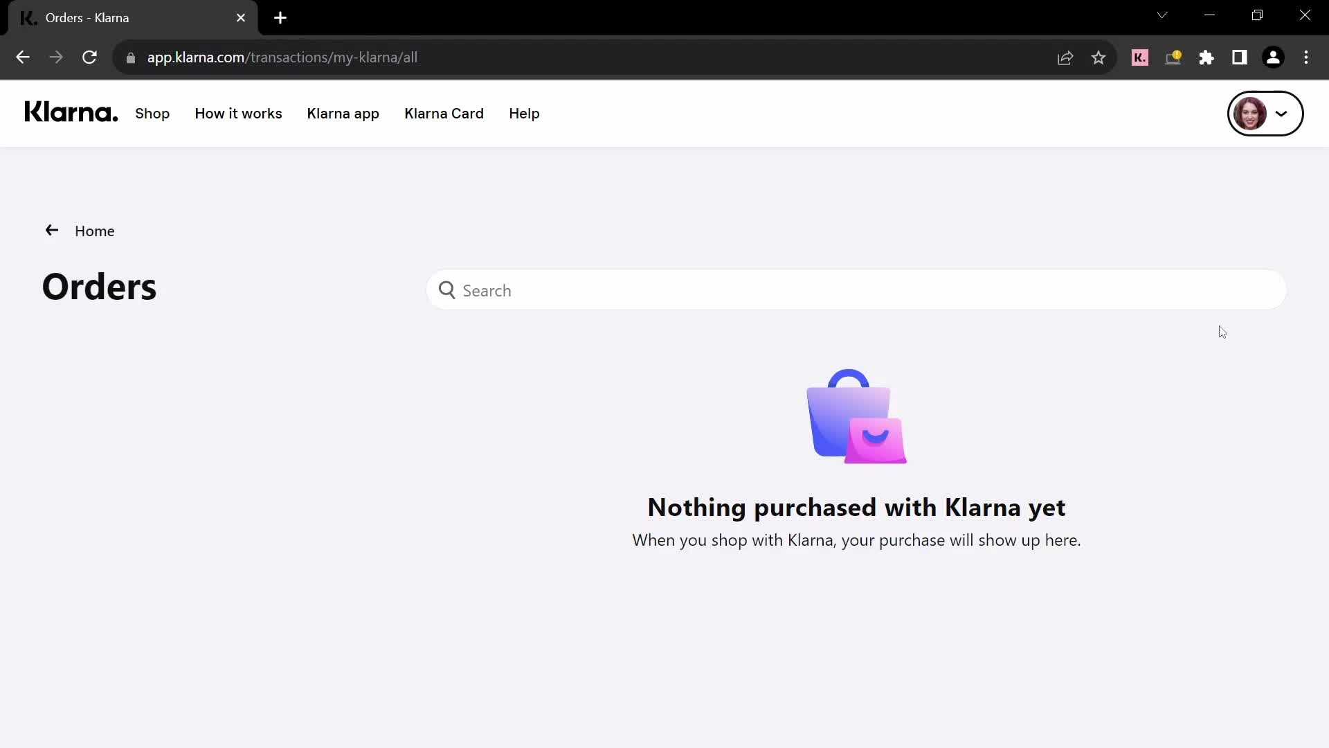 General browsing on Klarna video thumbnail