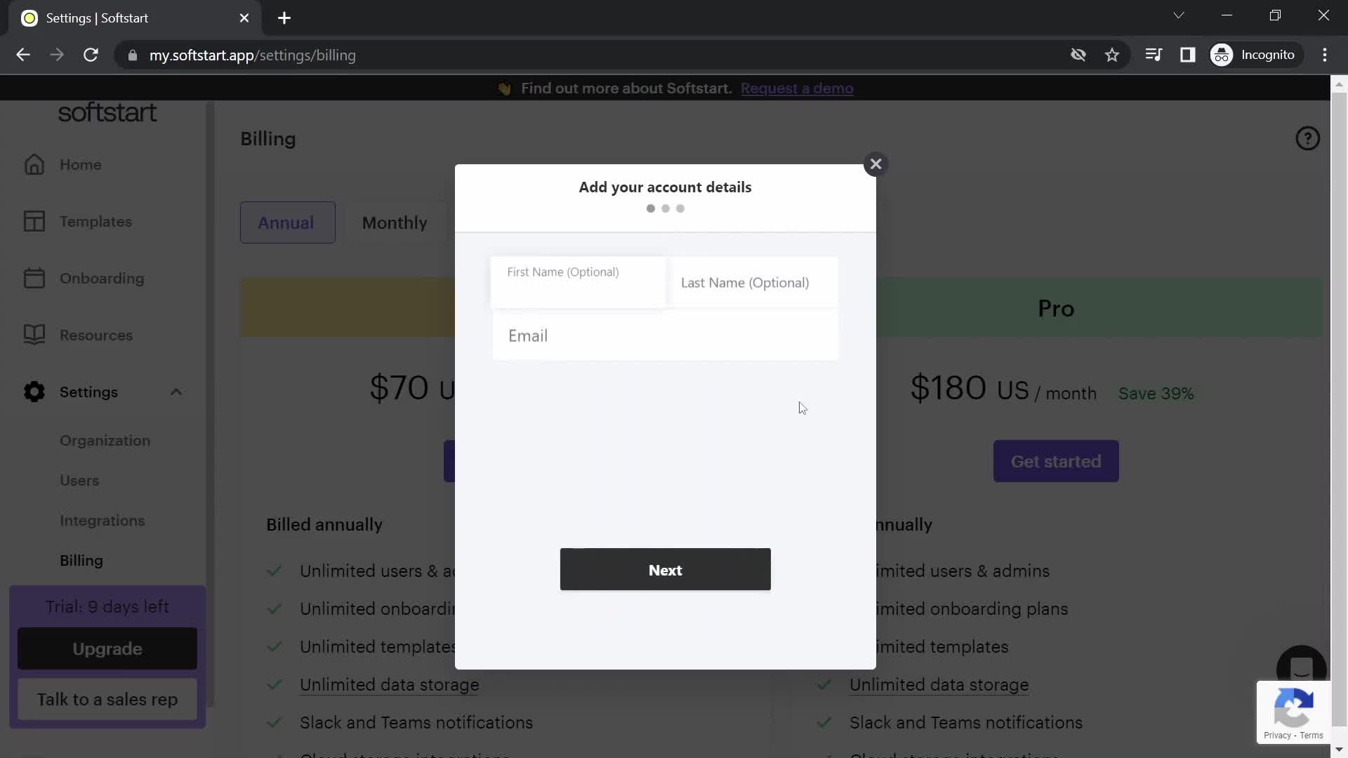 General browsing screenshot