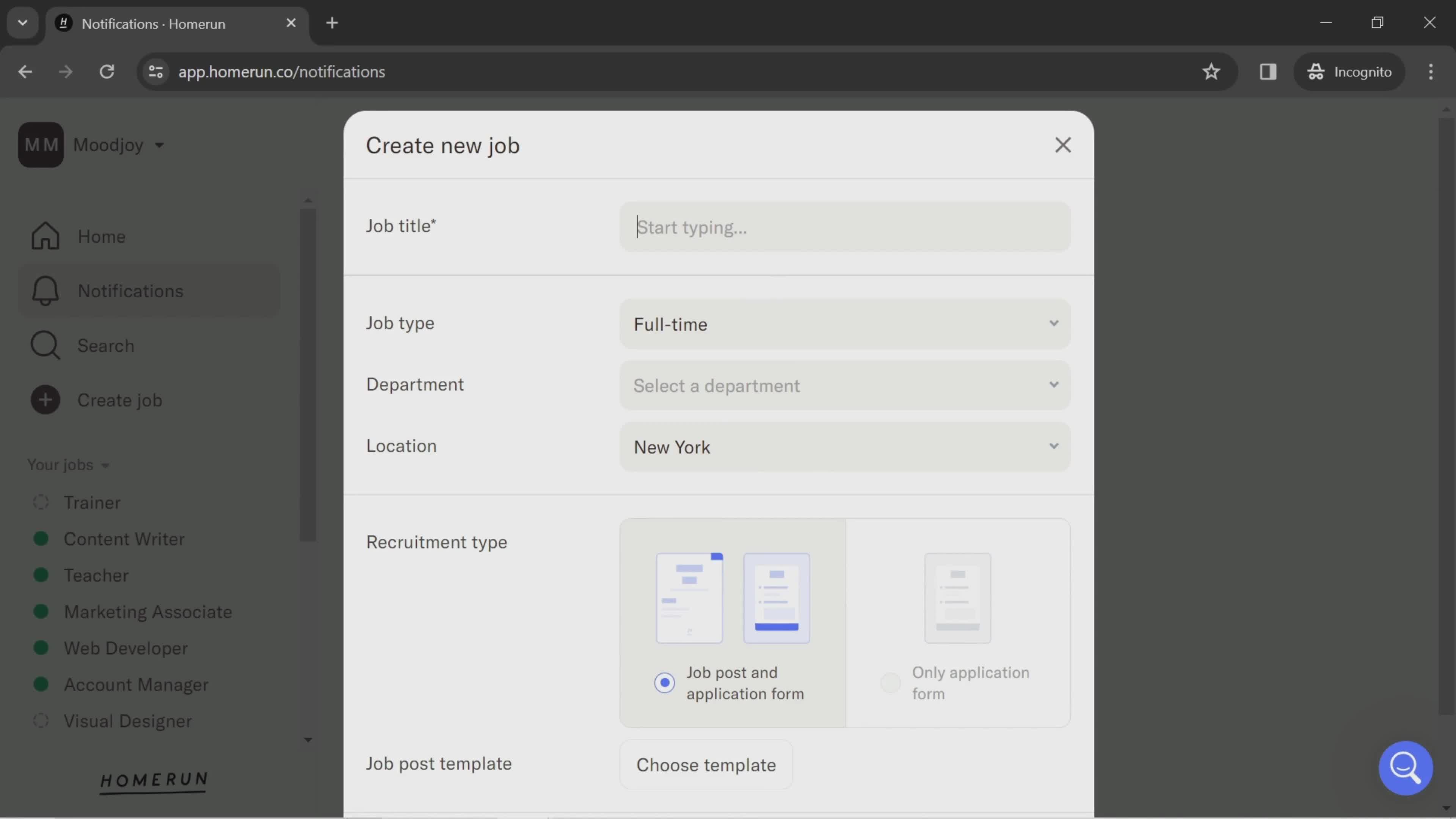 General browsing screenshot