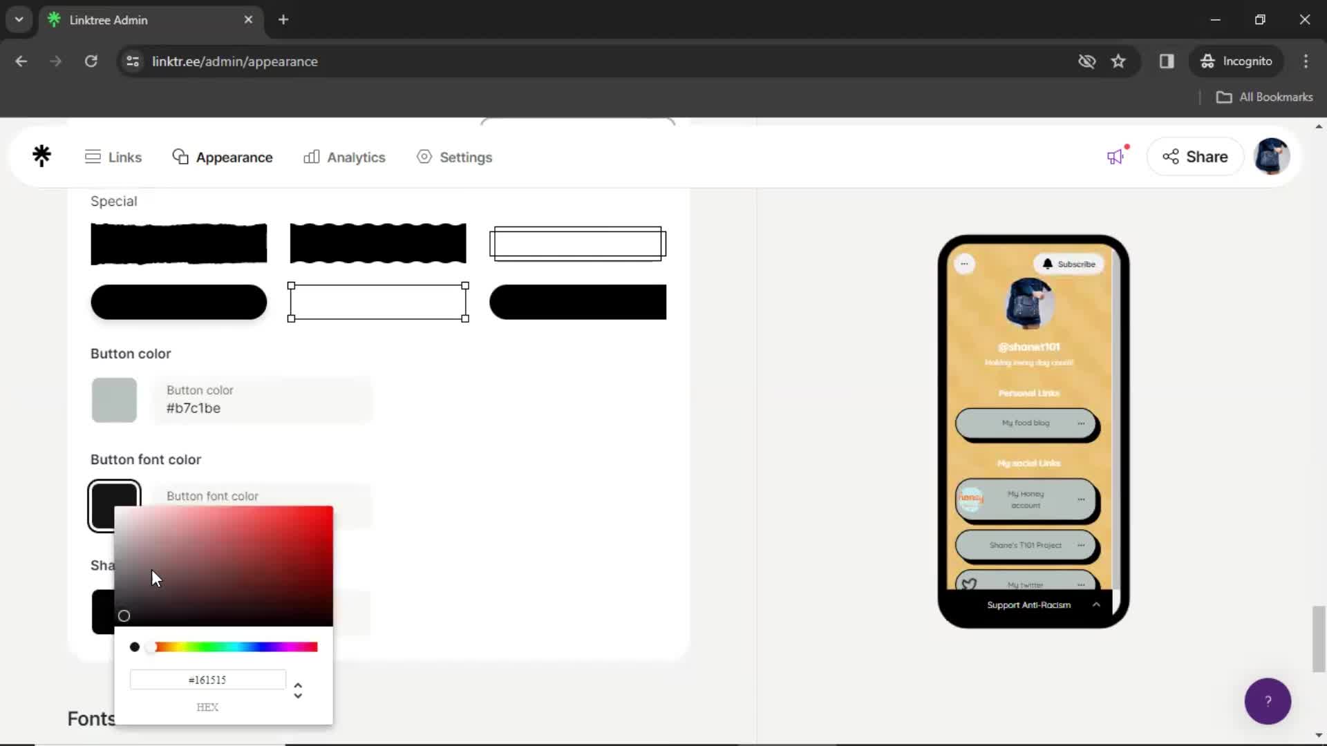General browsing screenshot