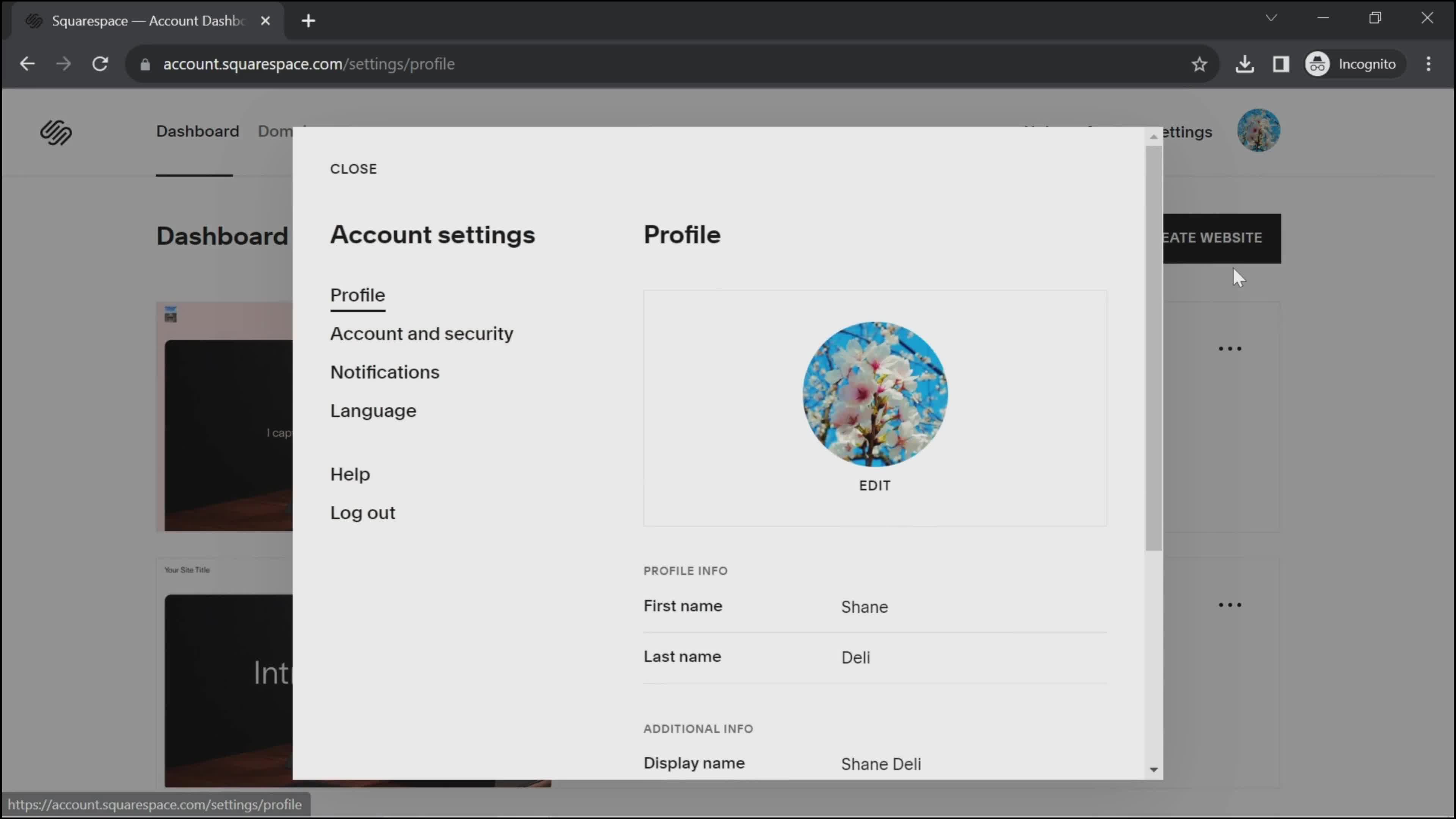 General browsing on Squarespace video thumbnail
