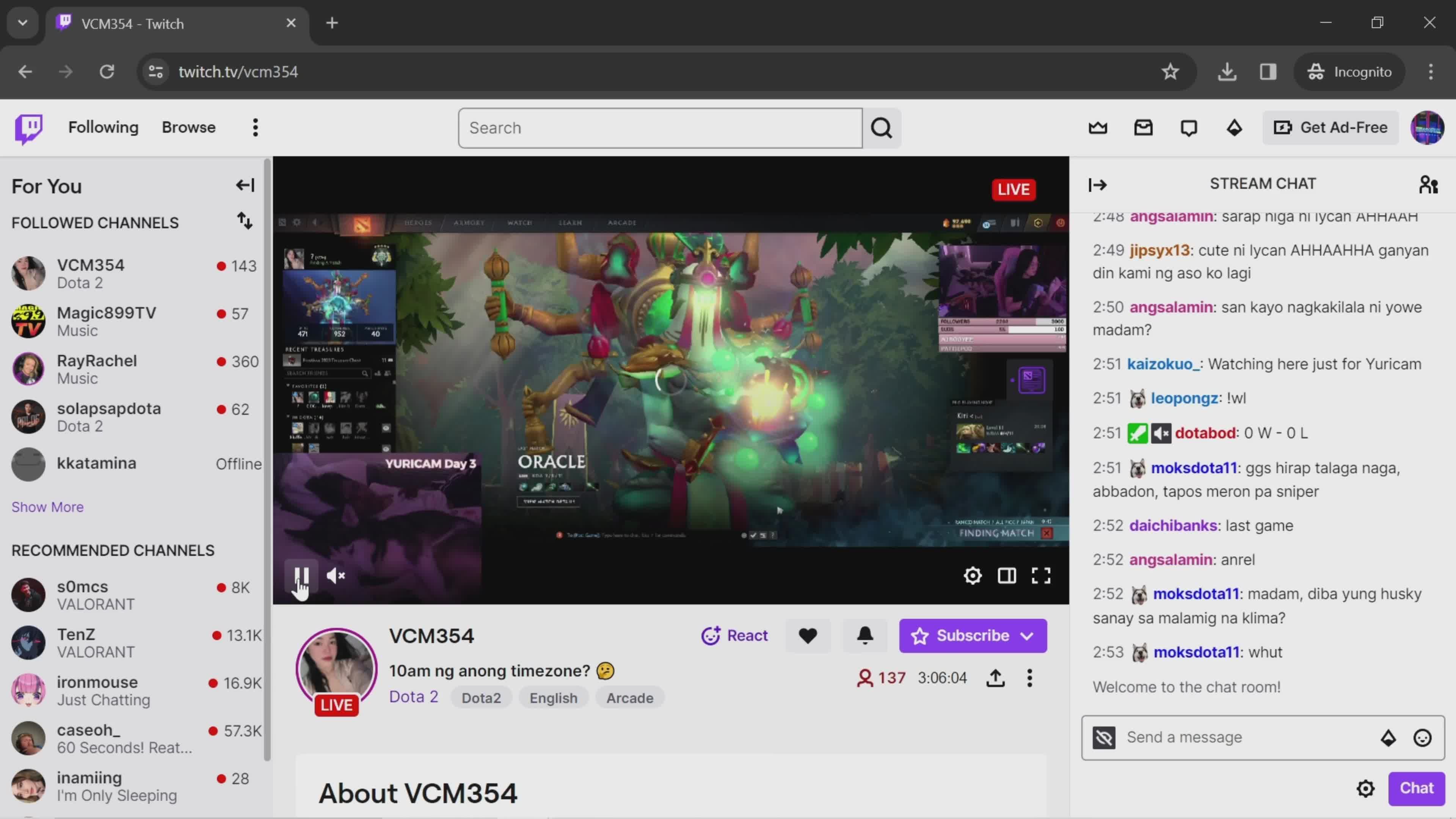 General browsing on Twitch video thumbnail