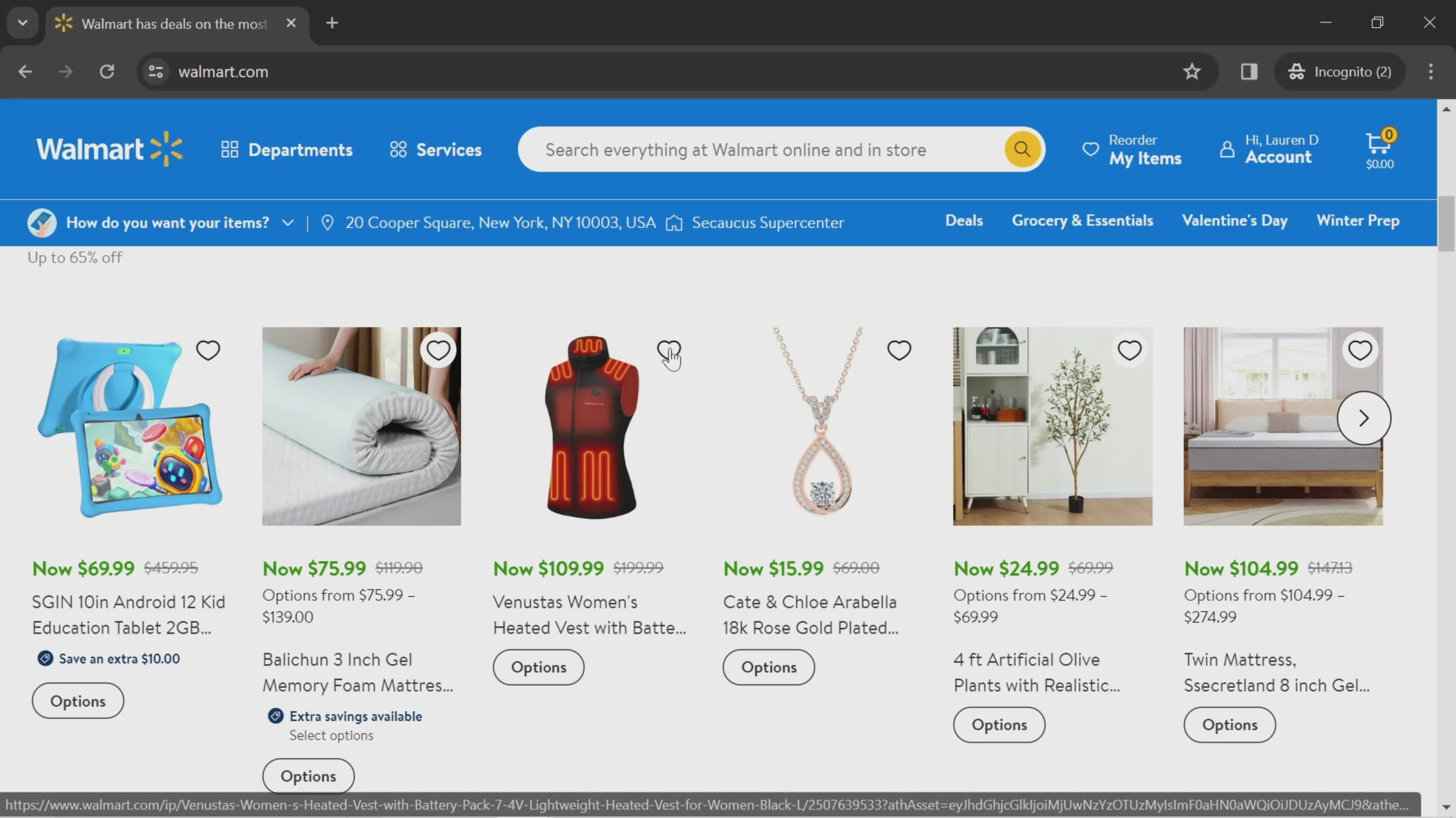 General browsing on Walmart video thumbnail