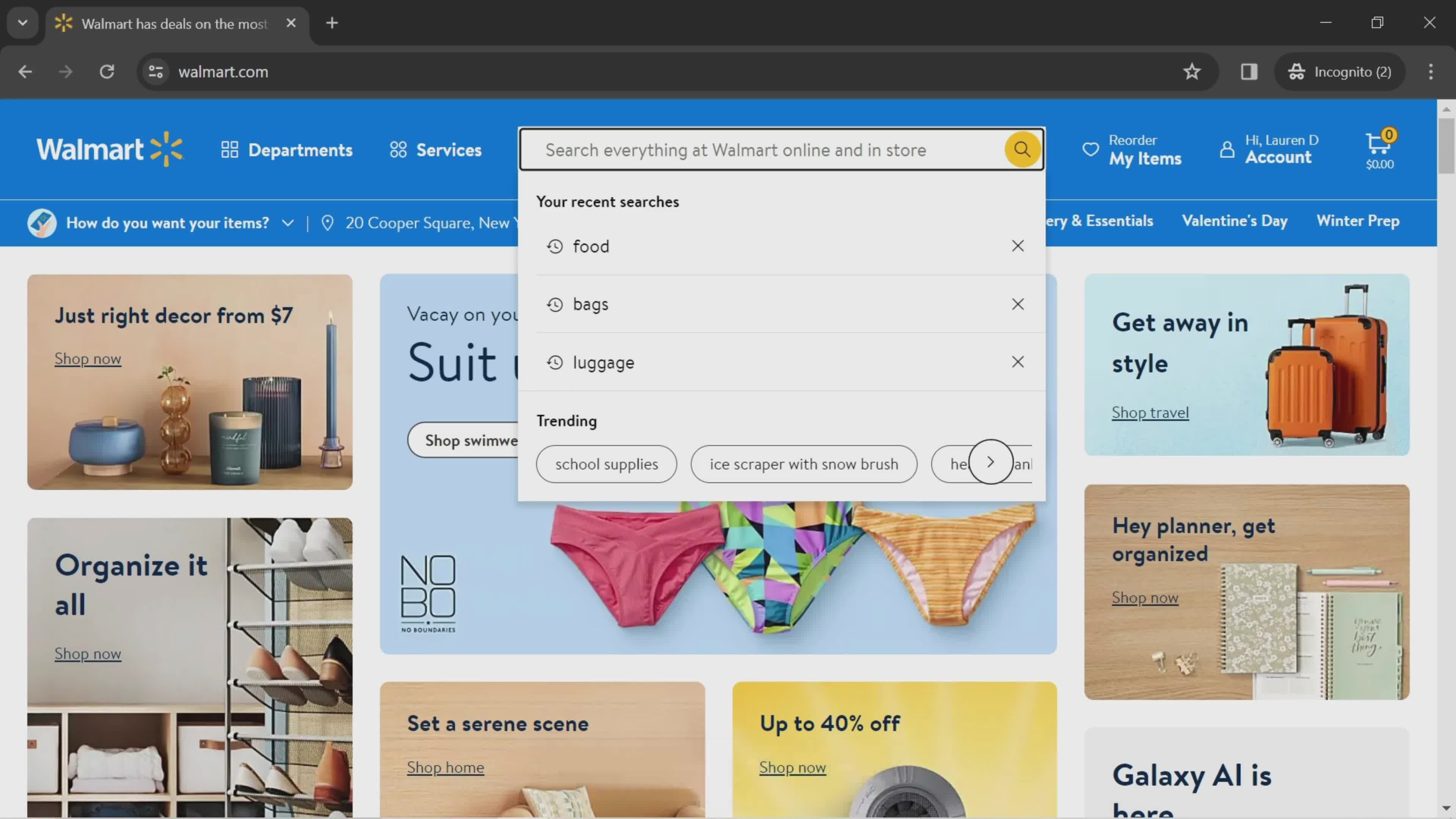 General browsing on Walmart video thumbnail