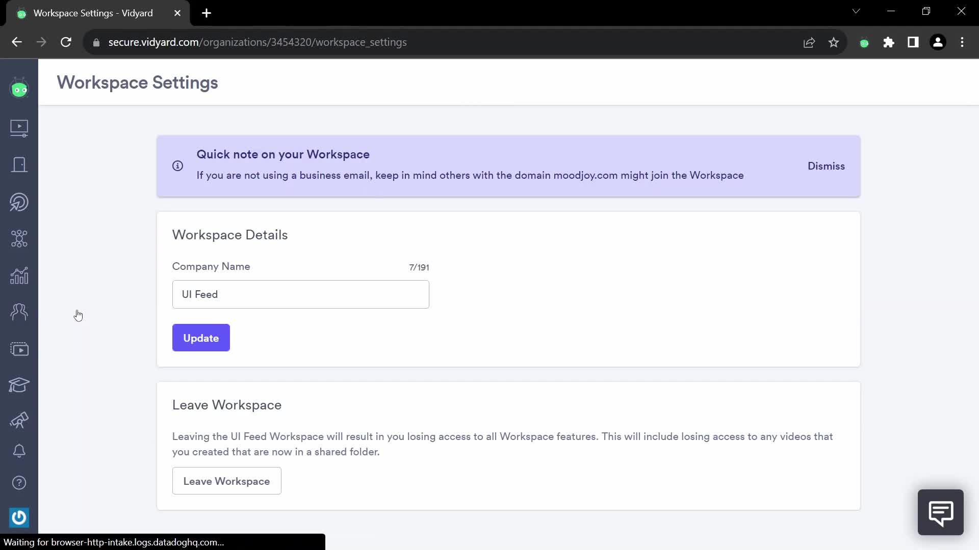 General browsing screenshot