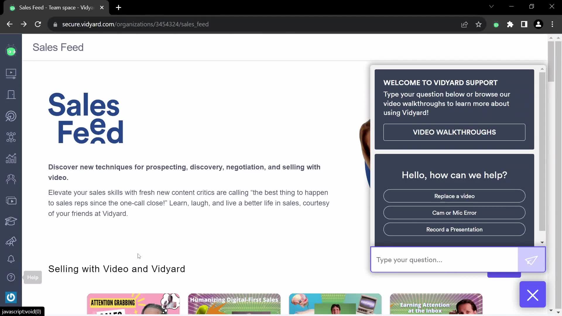 General browsing screenshot