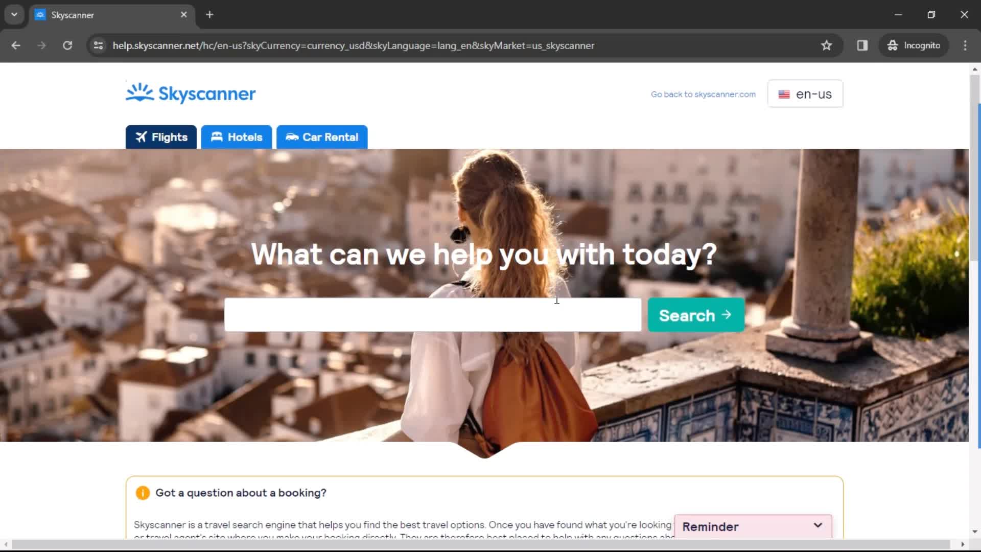 Help center on Skyscanner video thumbnail