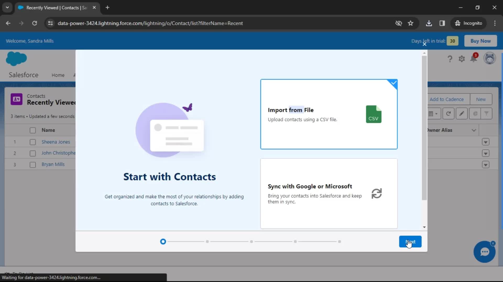 CSV import on Salesforce video thumbnail