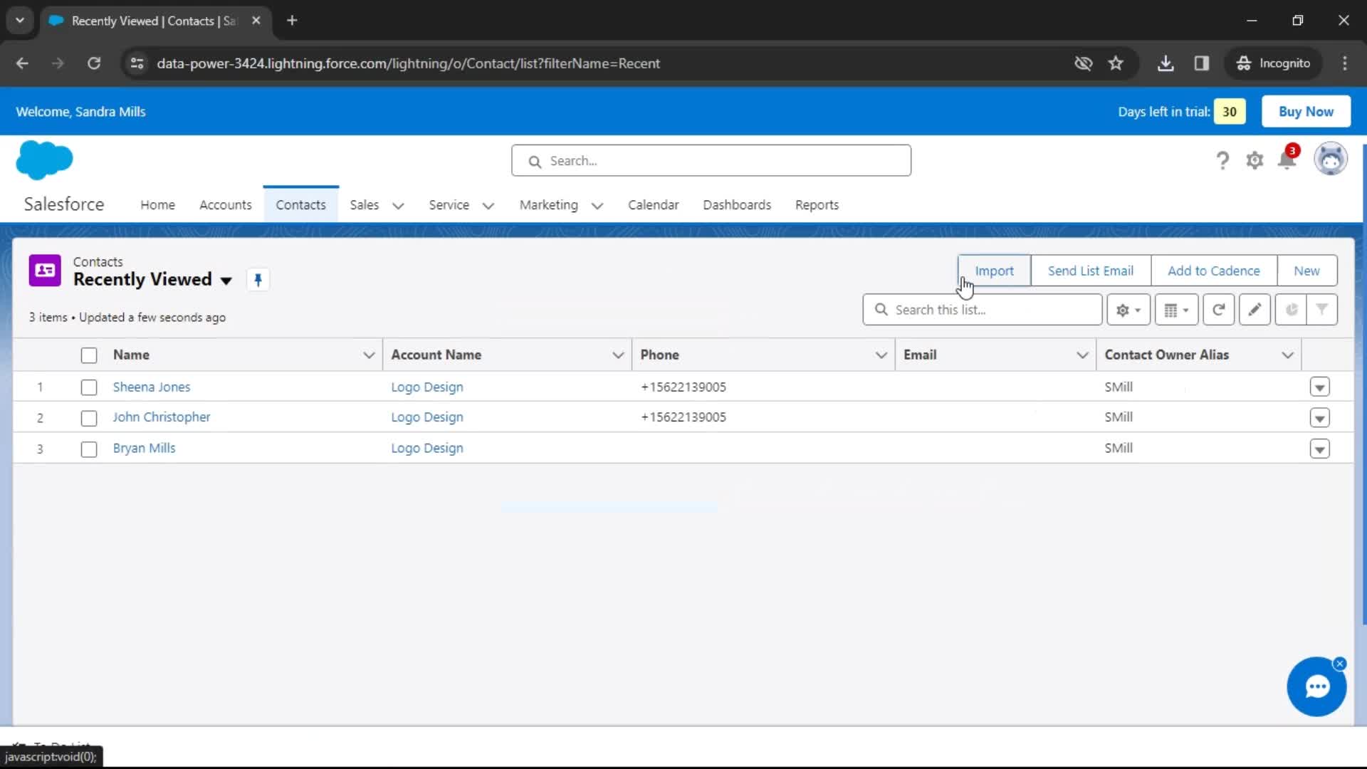 CSV import on Salesforce video thumbnail