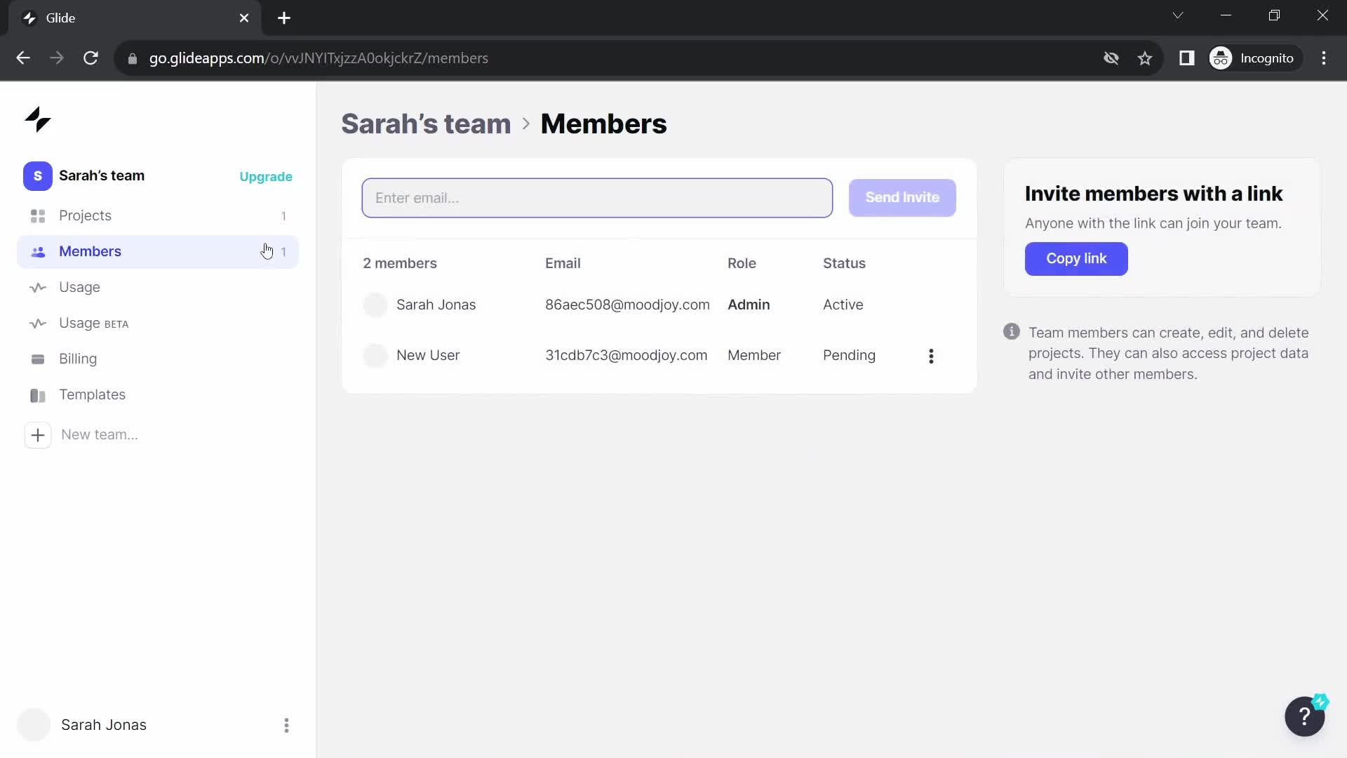 Inviting people on Glide video thumbnail