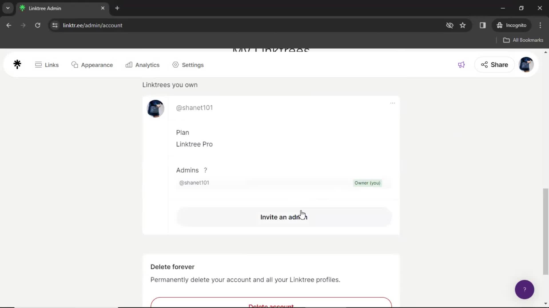 Inviting people on Linktree video thumbnail