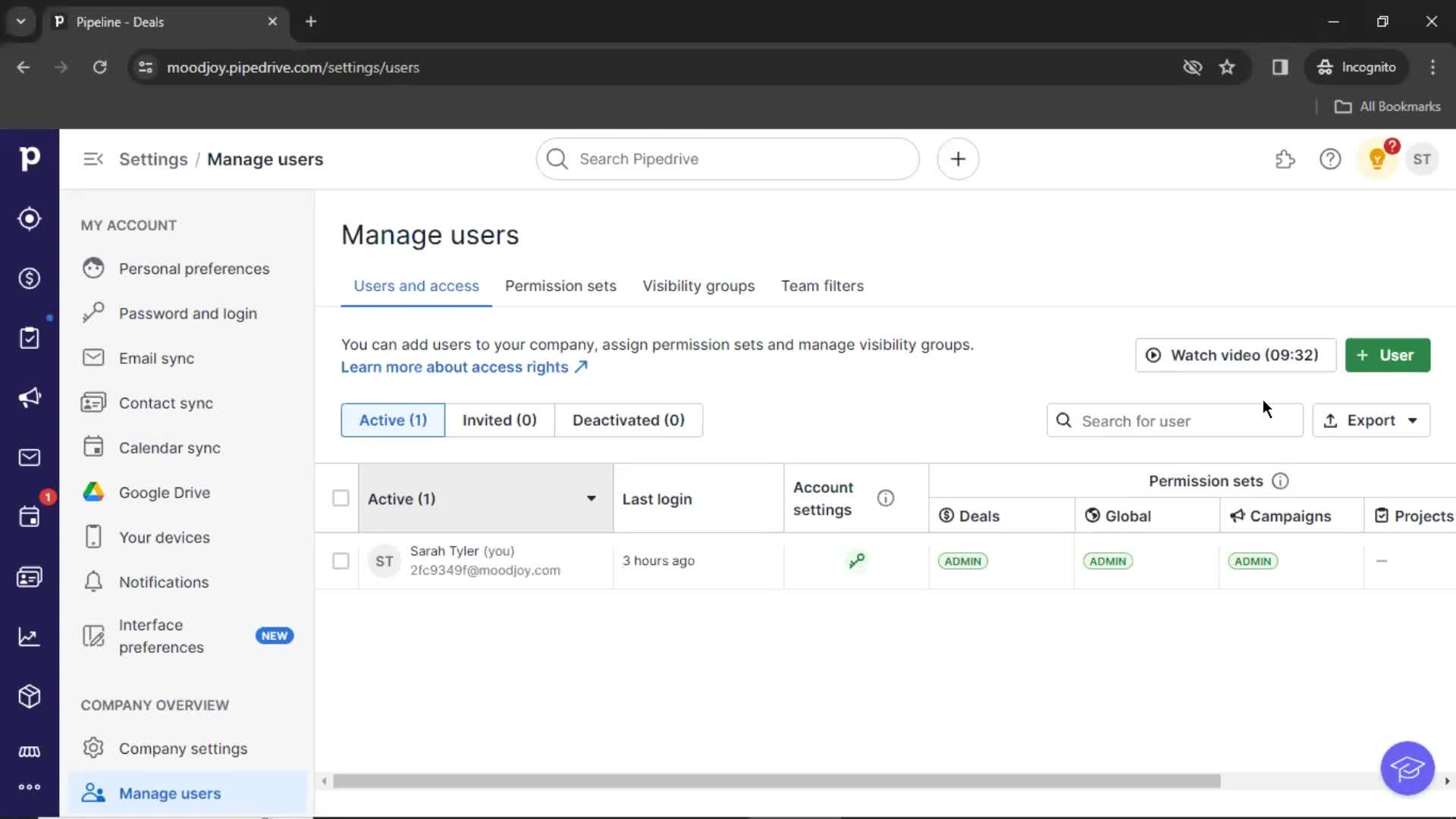 Inviting people on Pipedrive video thumbnail