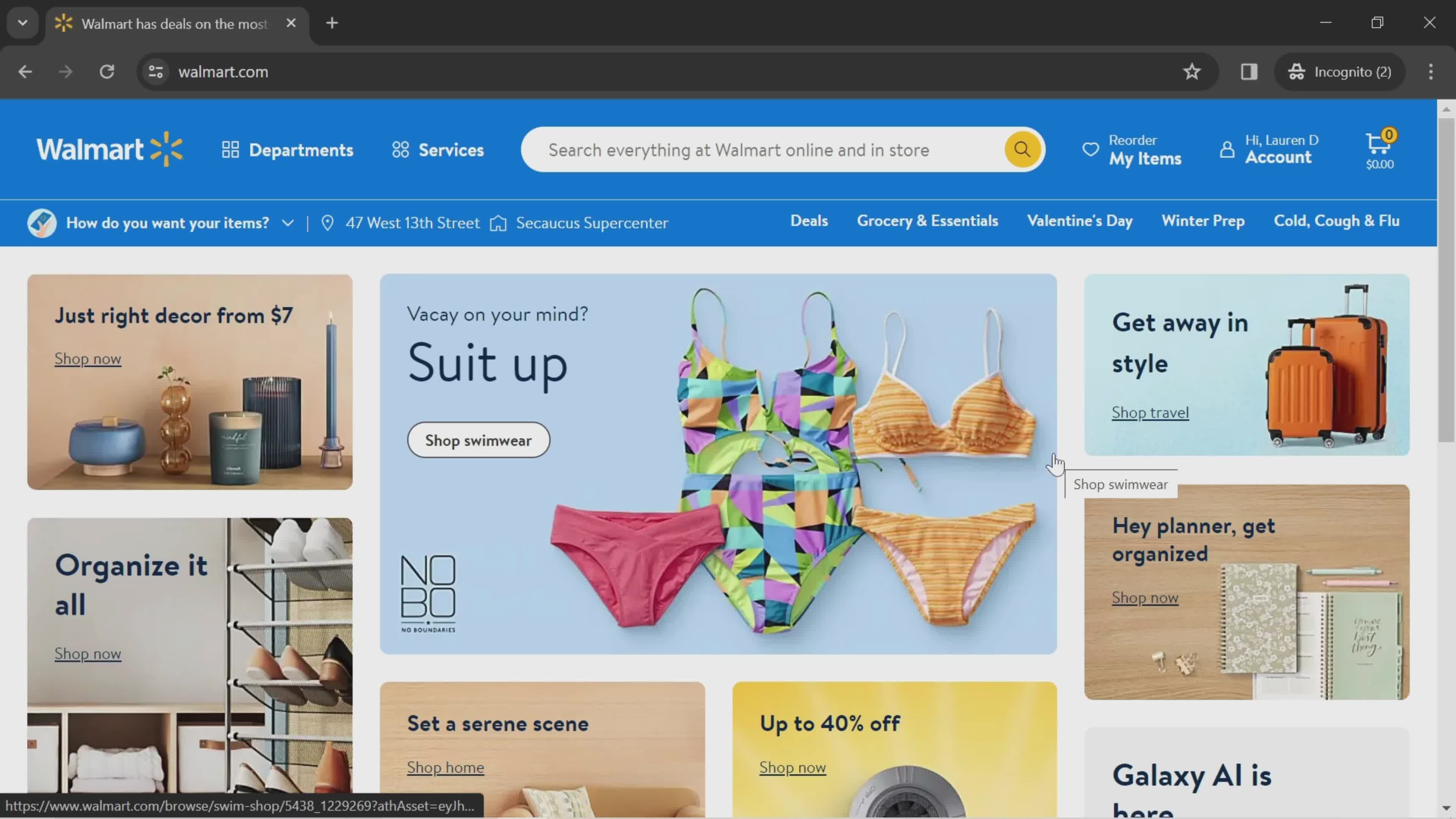 Logging out on Walmart video thumbnail