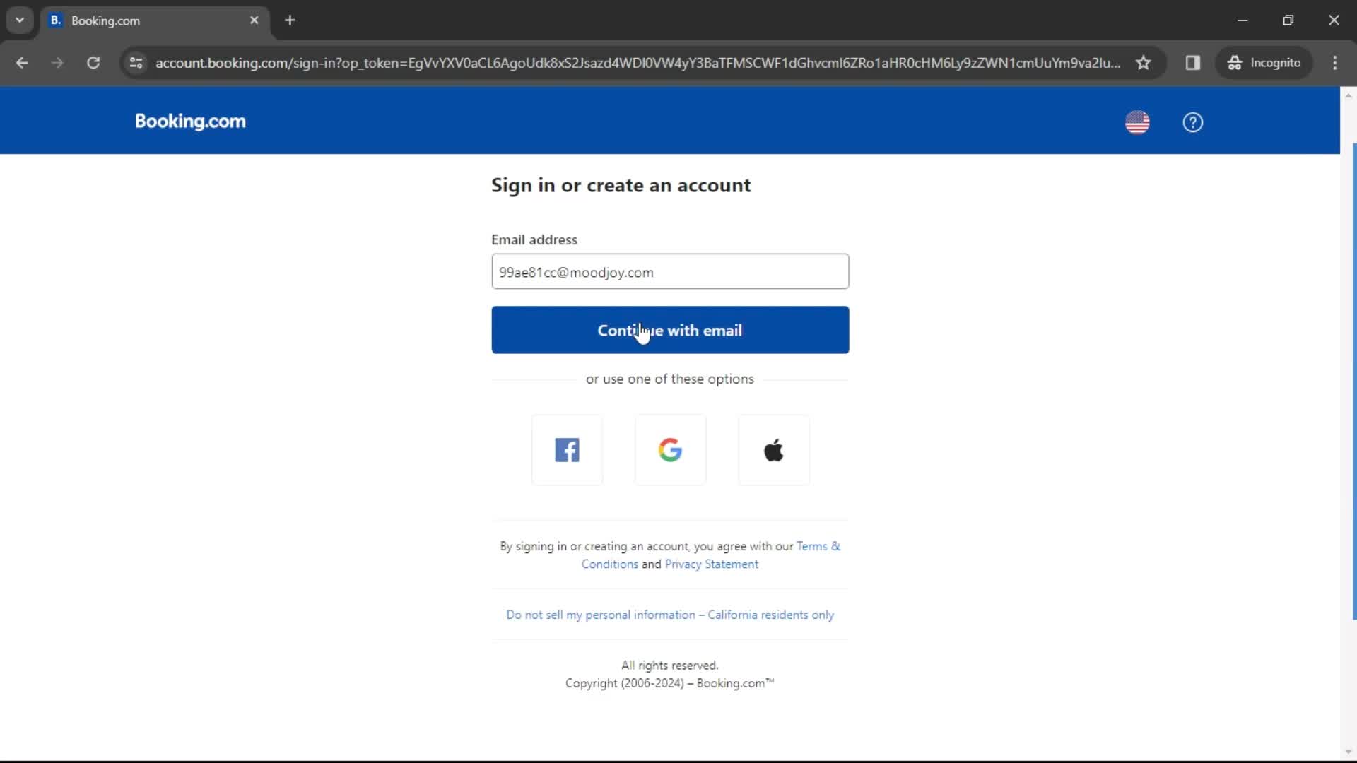 Logging in on Booking.com video thumbnail
