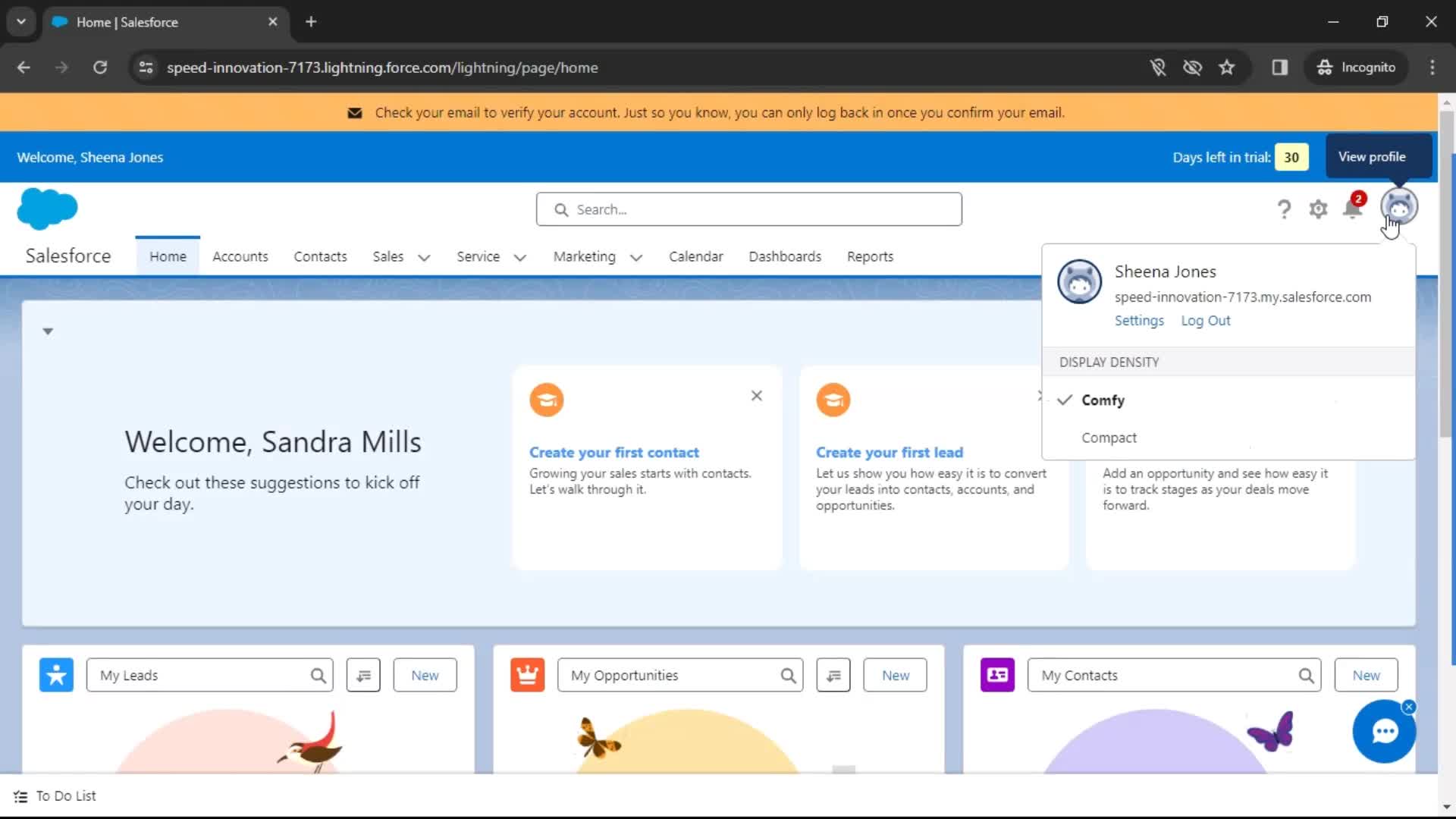 Logging out on Salesforce video thumbnail