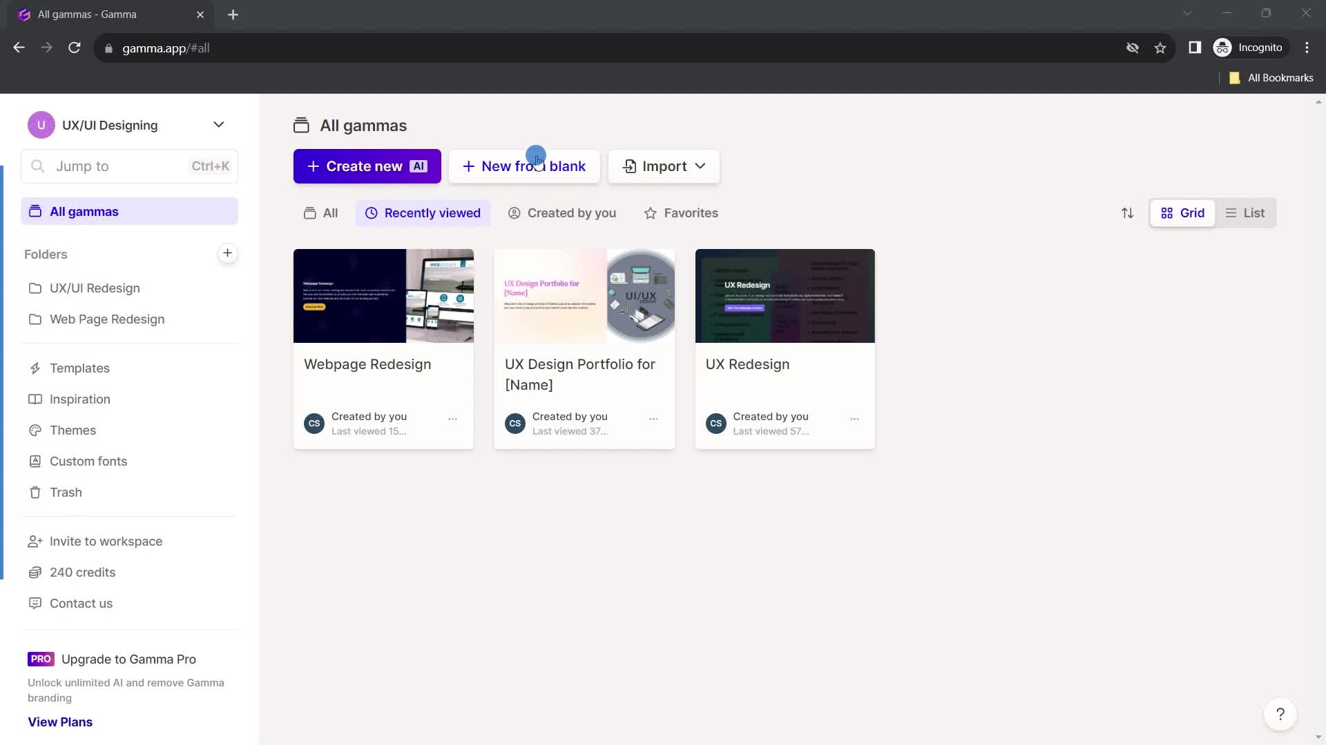 Creating a presentation screenshot