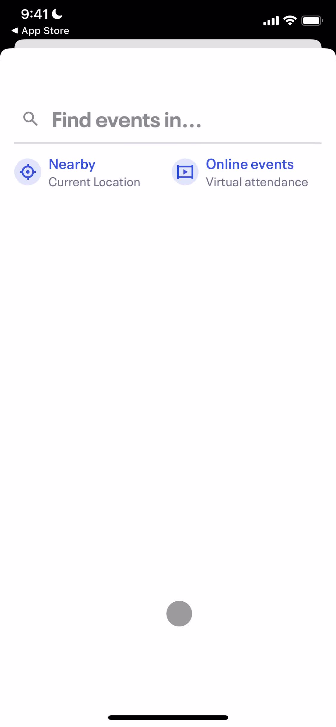 Onboarding screenshot