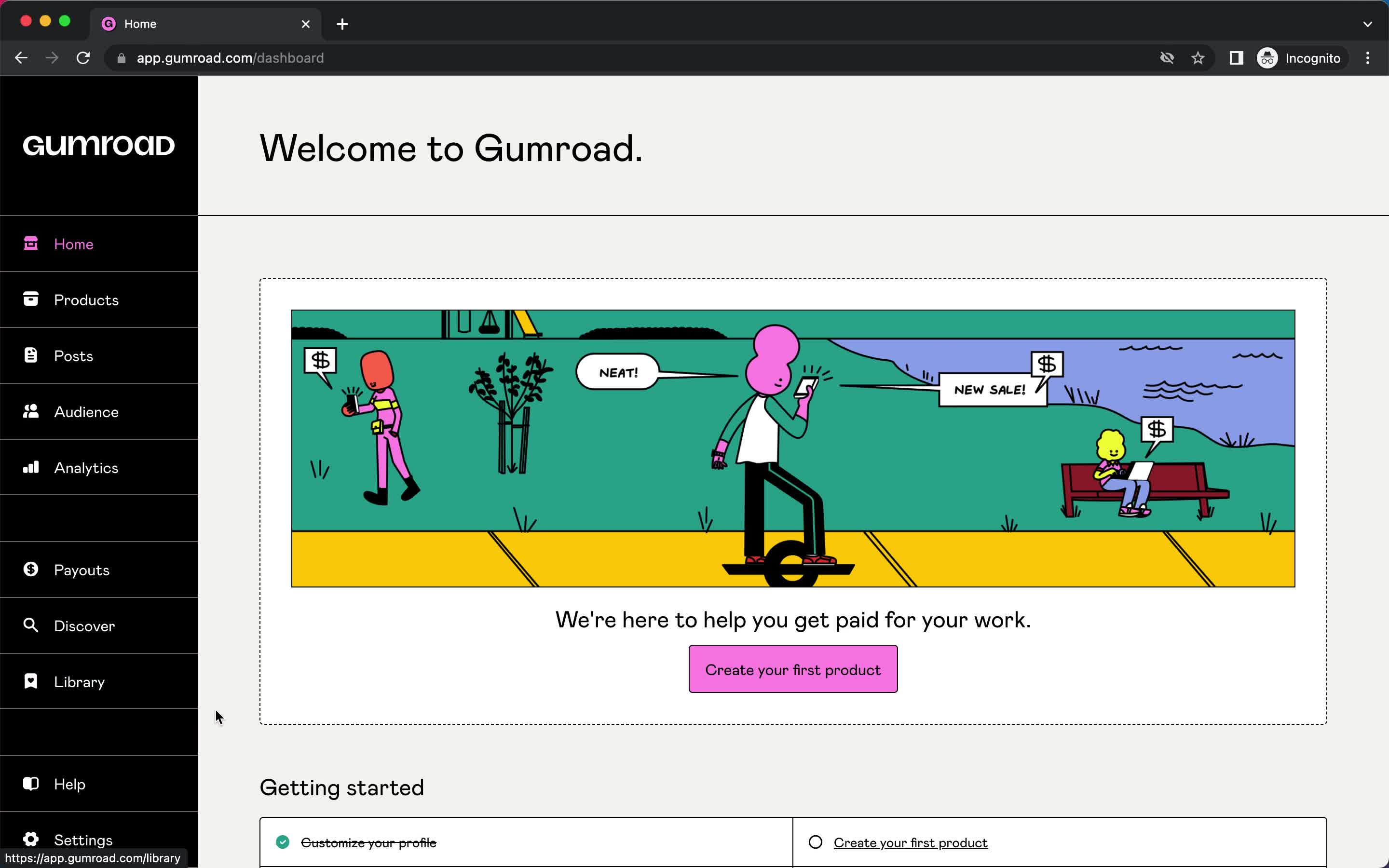 Onboarding screenshot