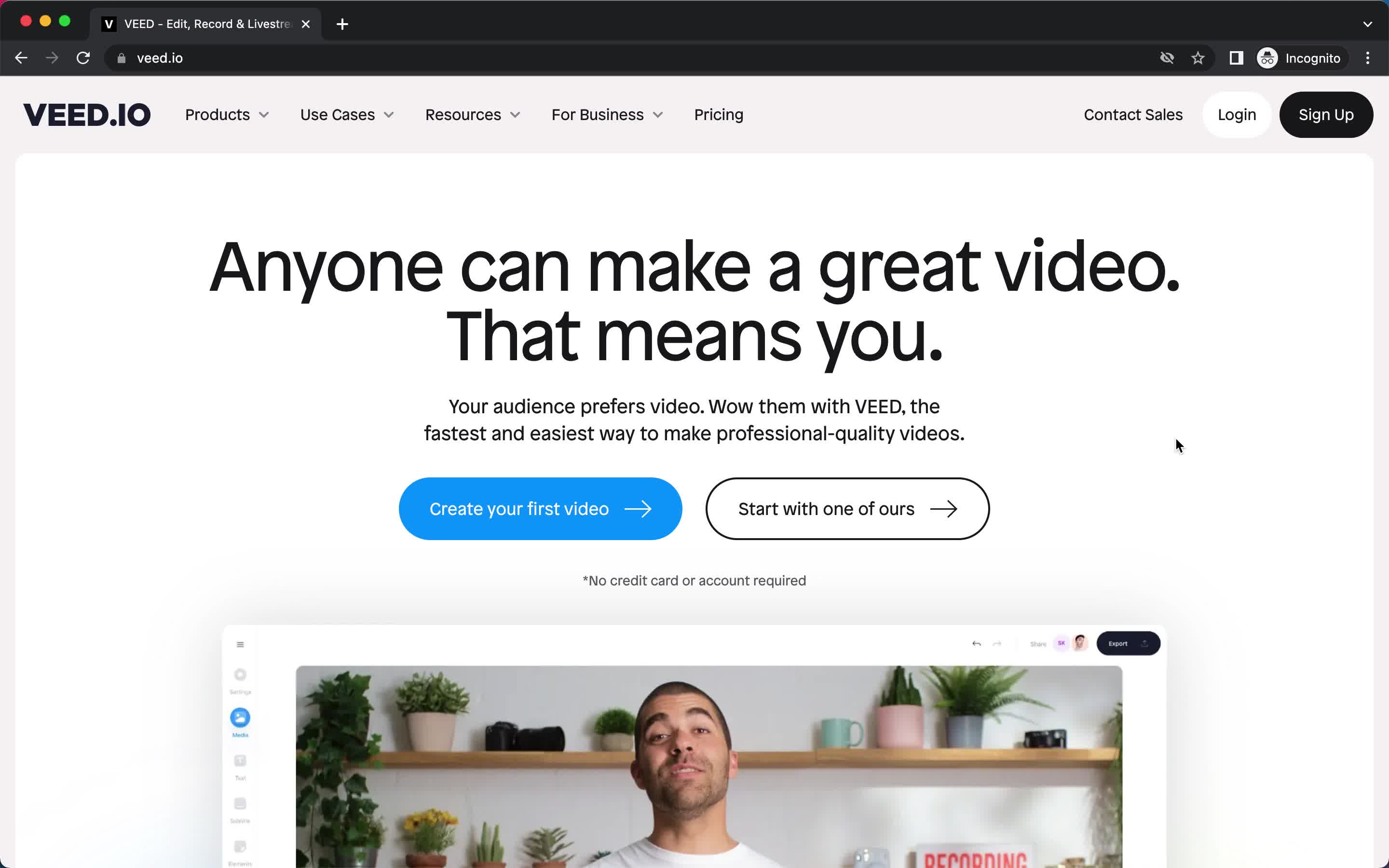 Onboarding on VEED.IO video thumbnail
