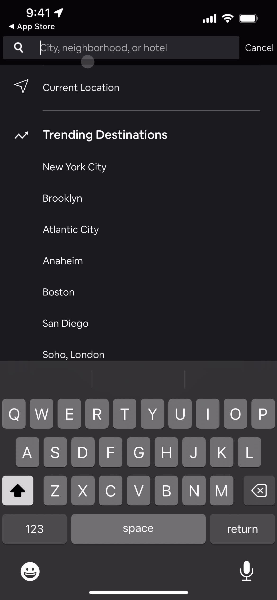 Onboarding screenshot
