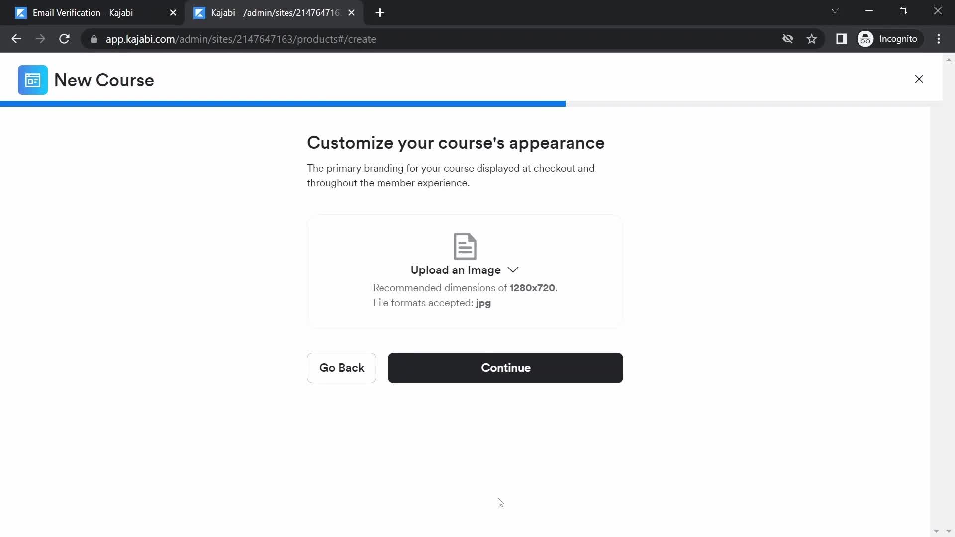 Onboarding screenshot