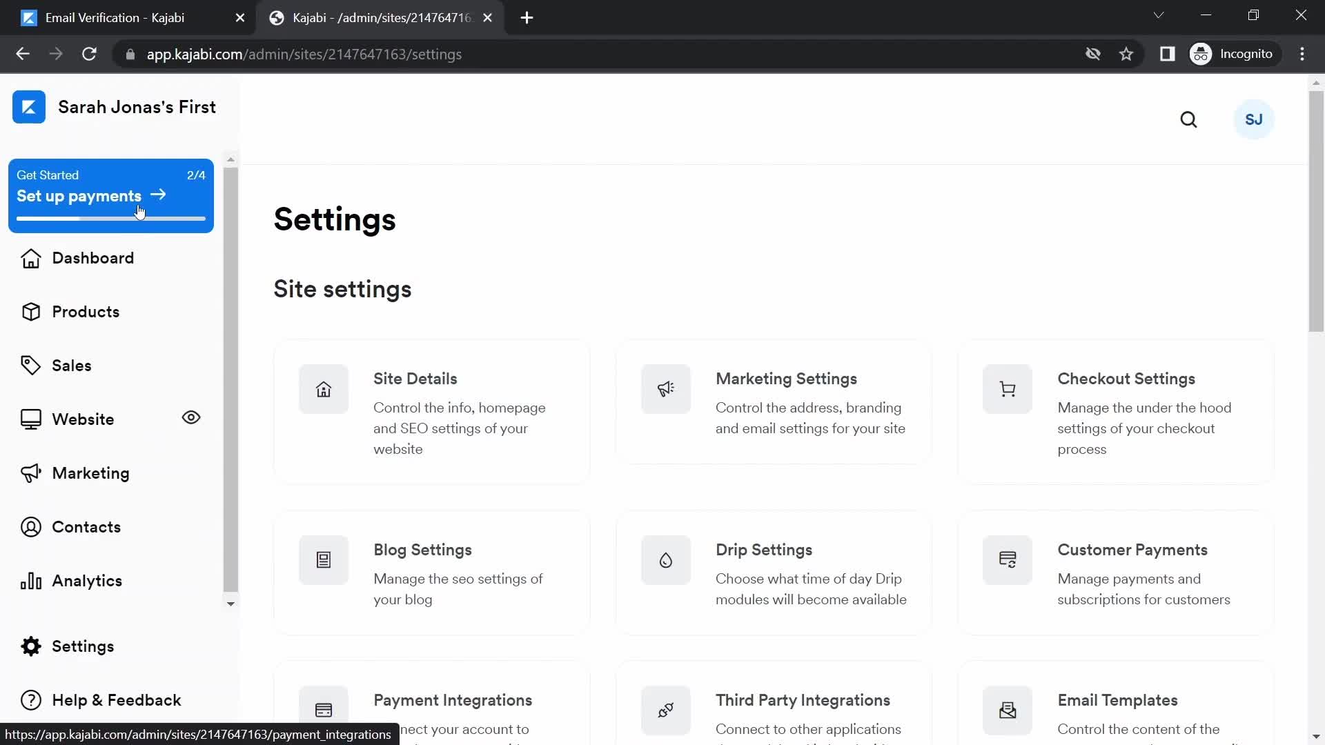 Onboarding screenshot