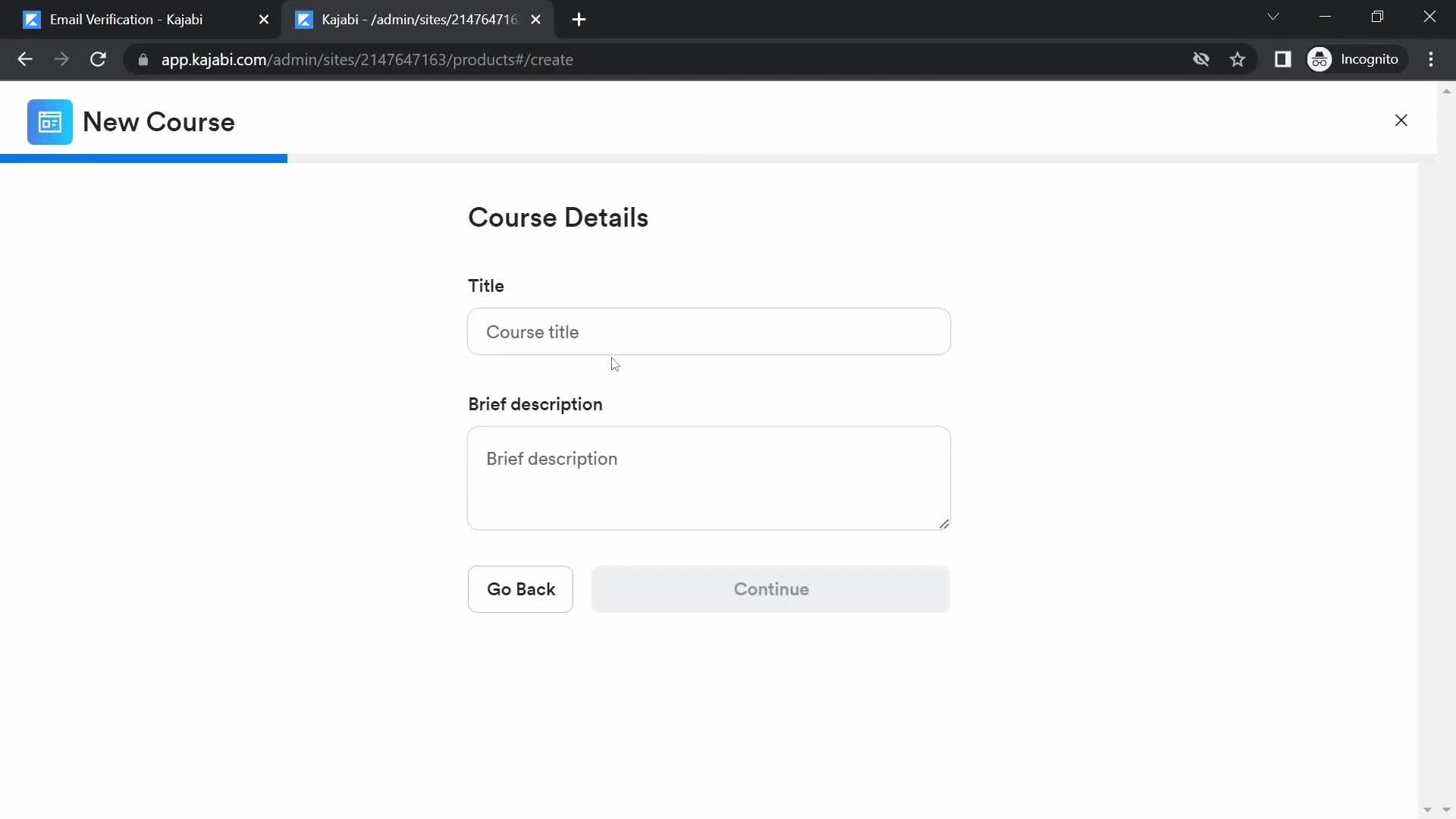 Onboarding screenshot