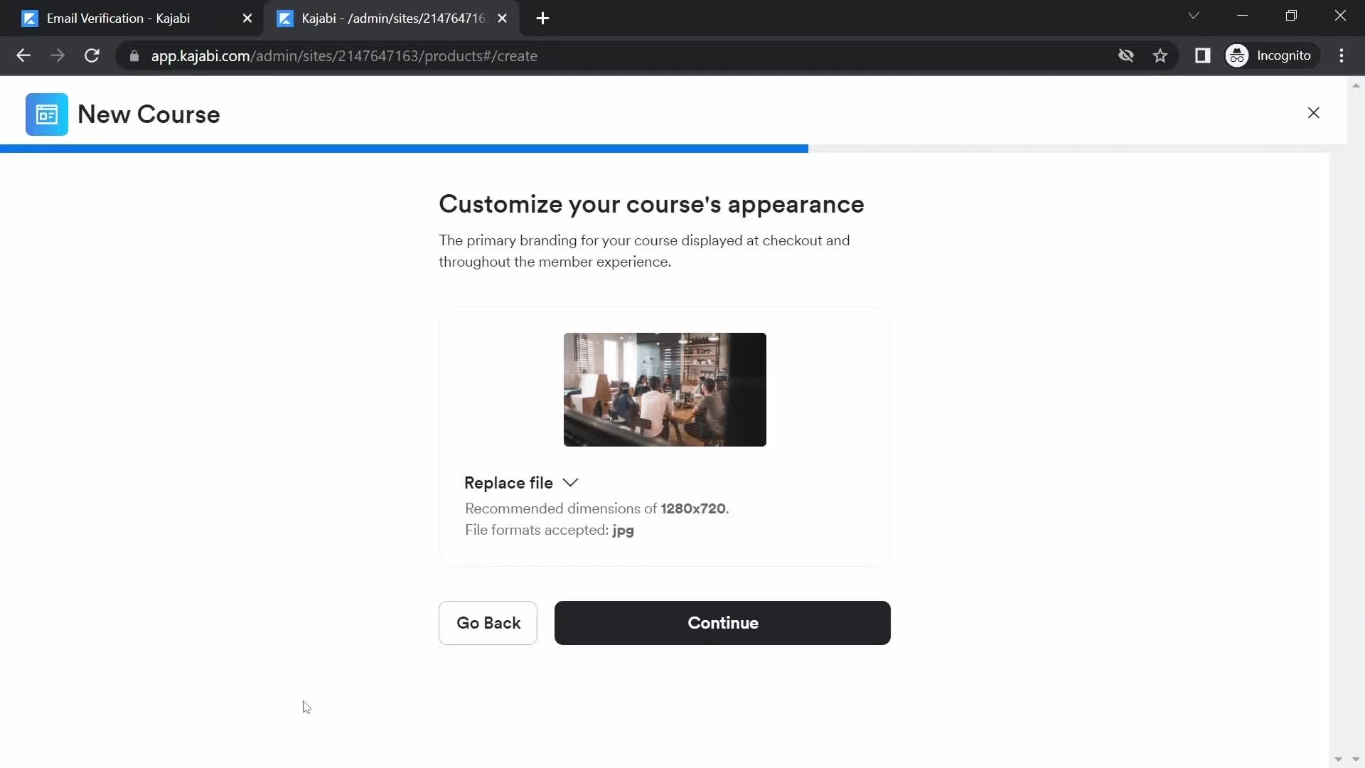 Onboarding screenshot