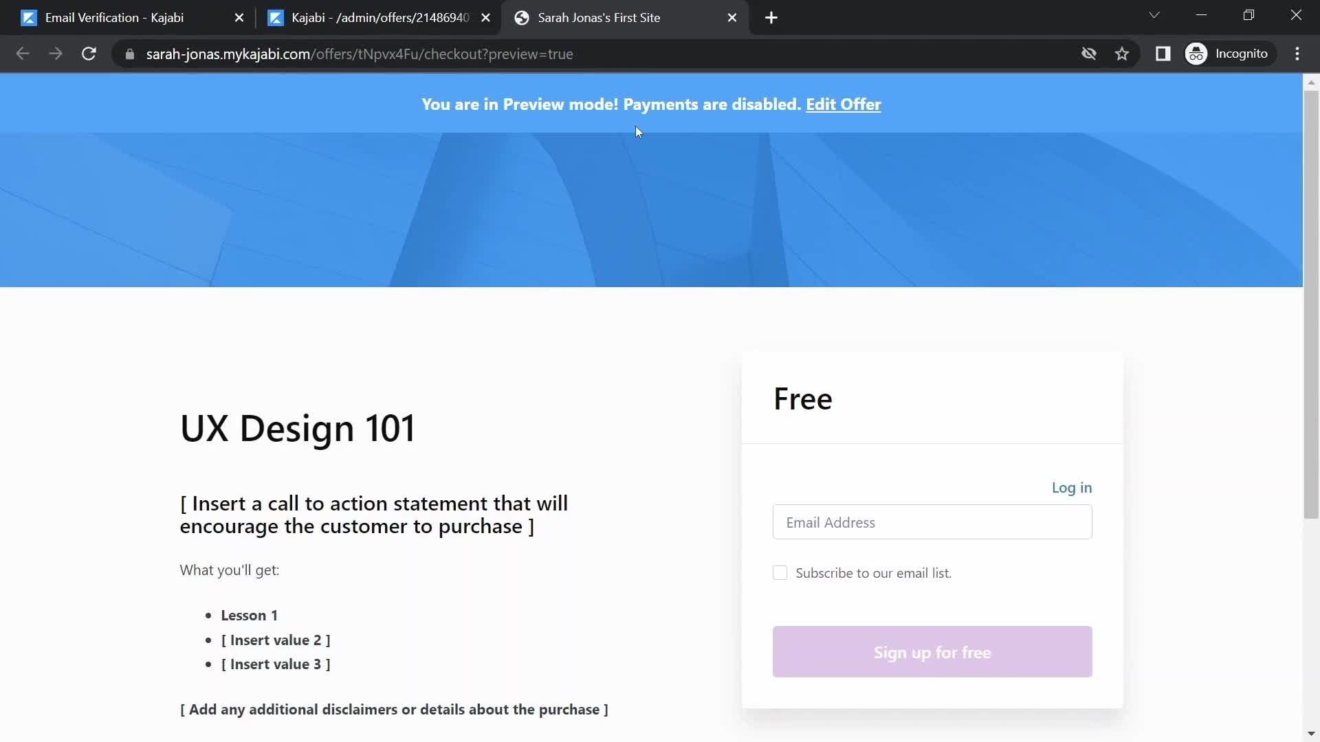 Onboarding screenshot