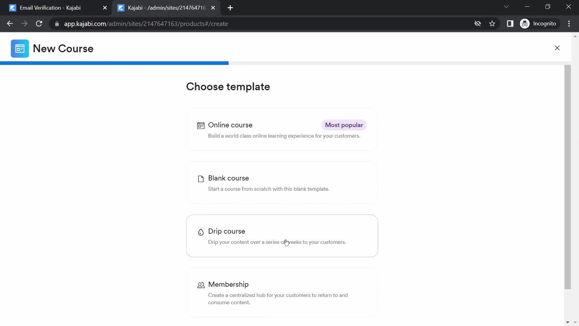 Onboarding screenshot