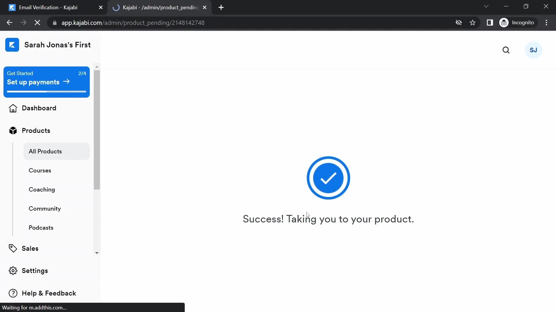 Onboarding screenshot