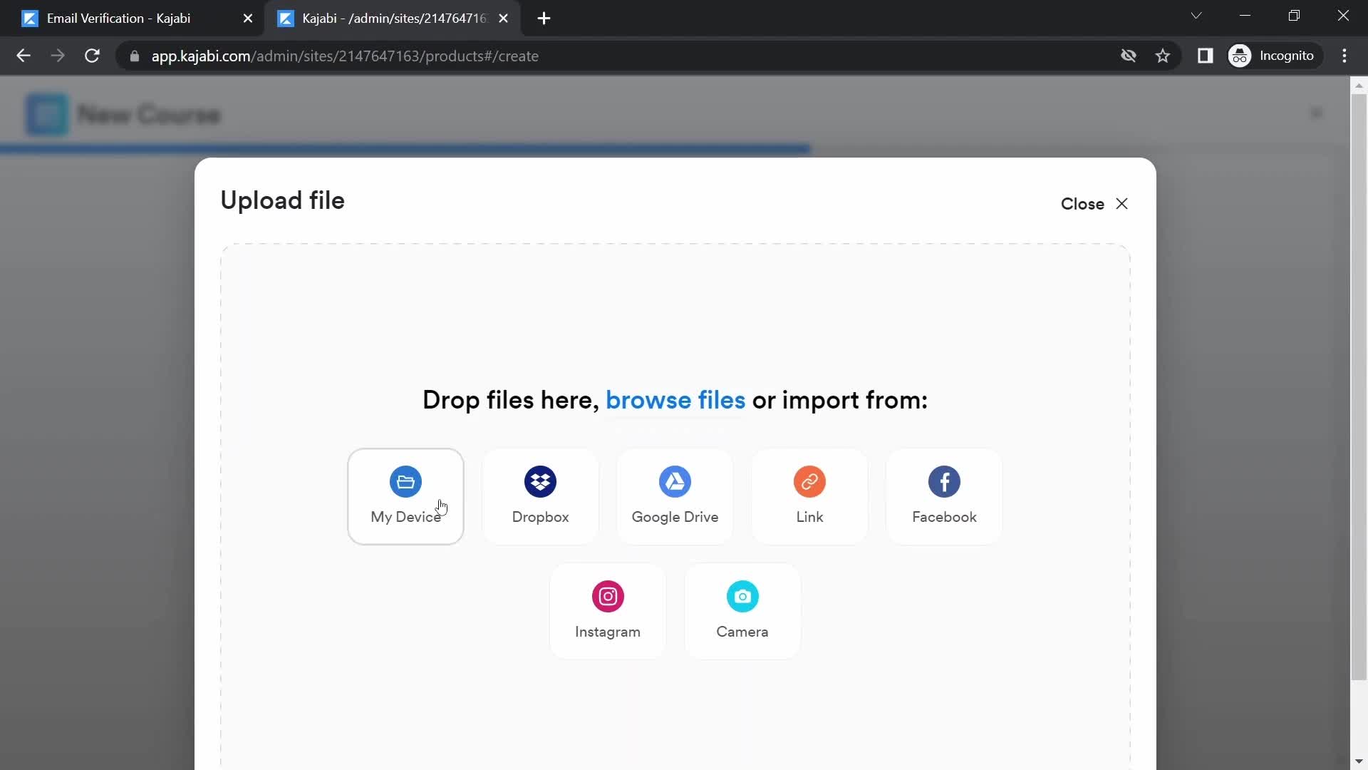 Onboarding screenshot