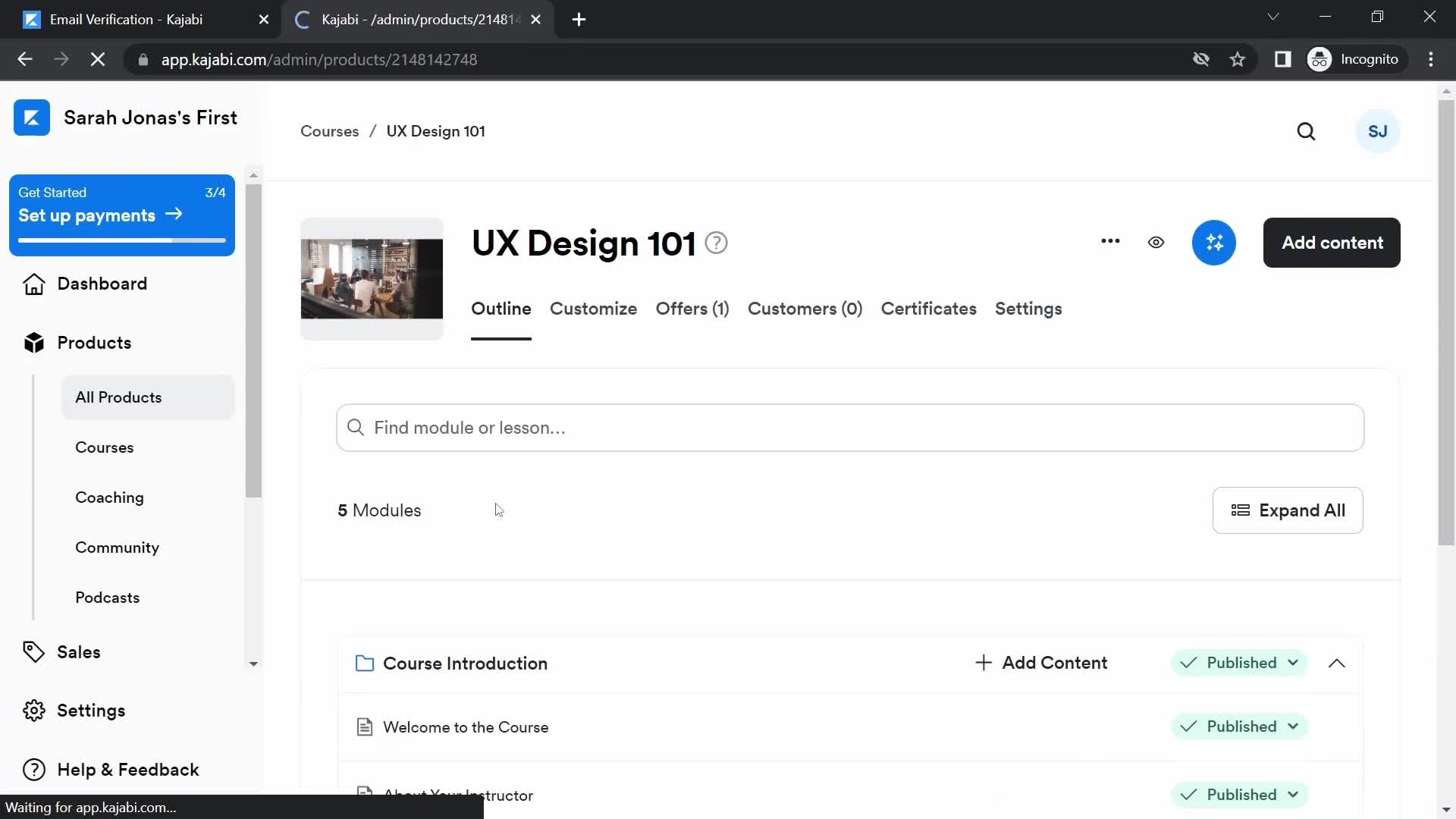 Onboarding screenshot