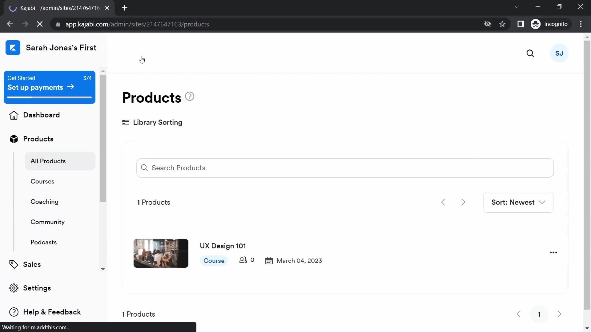 Onboarding screenshot