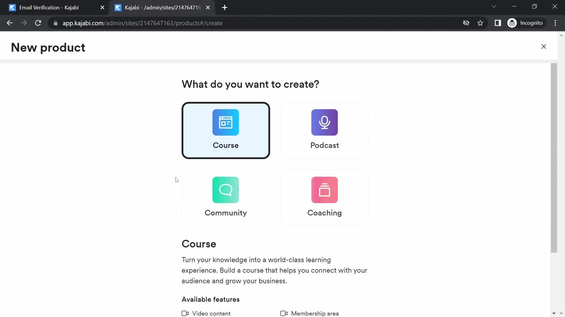 Onboarding screenshot