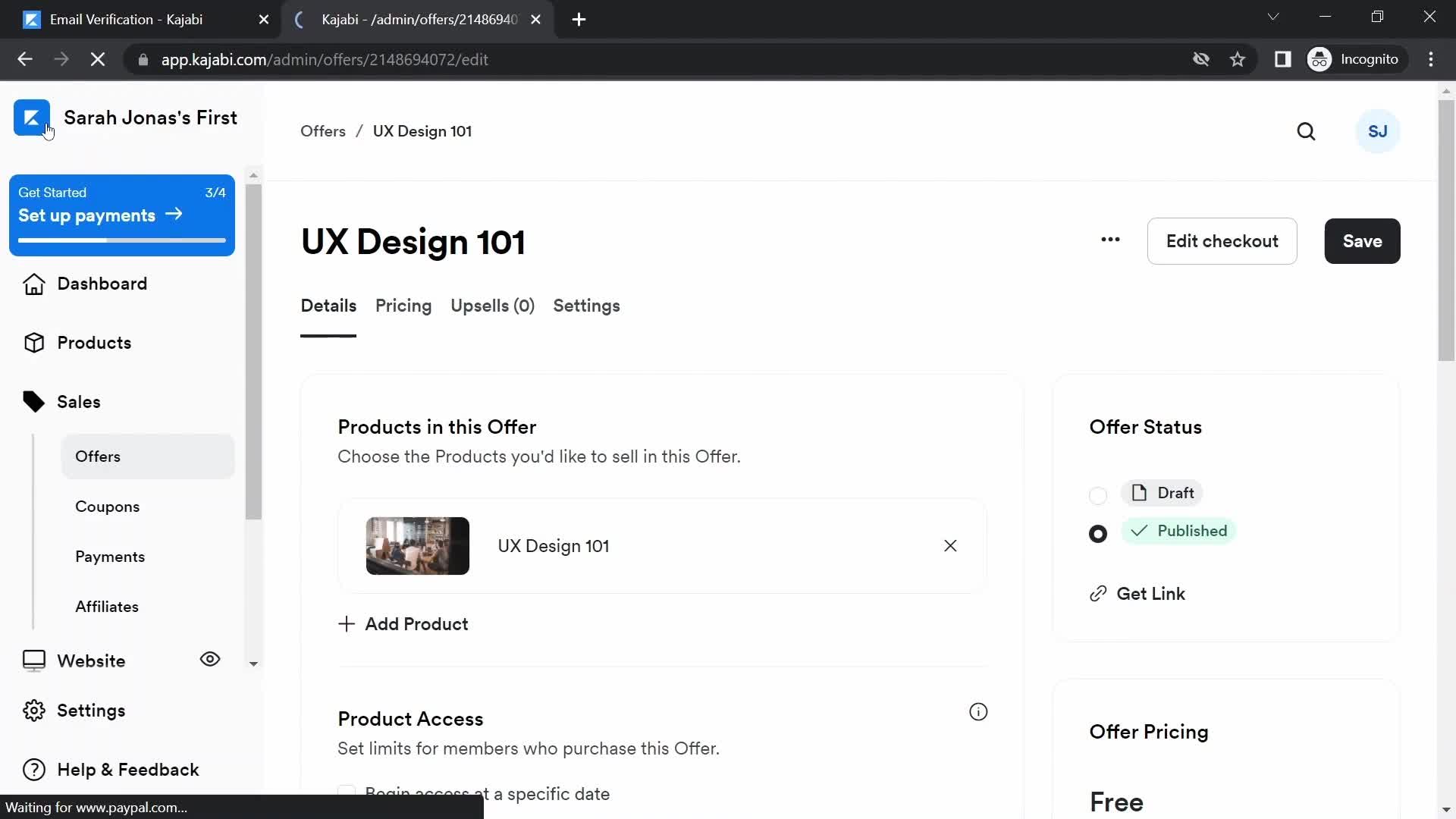 Onboarding screenshot