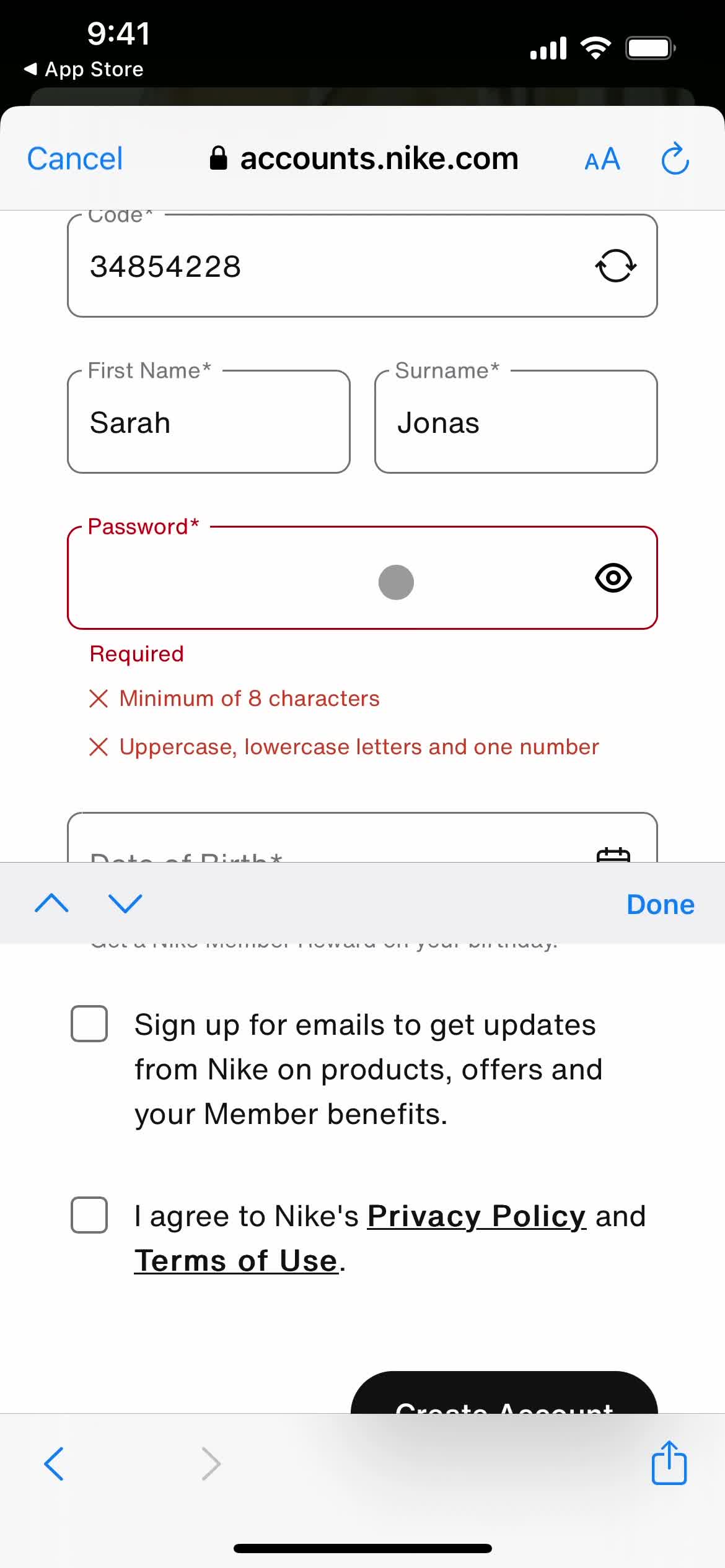 Onboarding screenshot