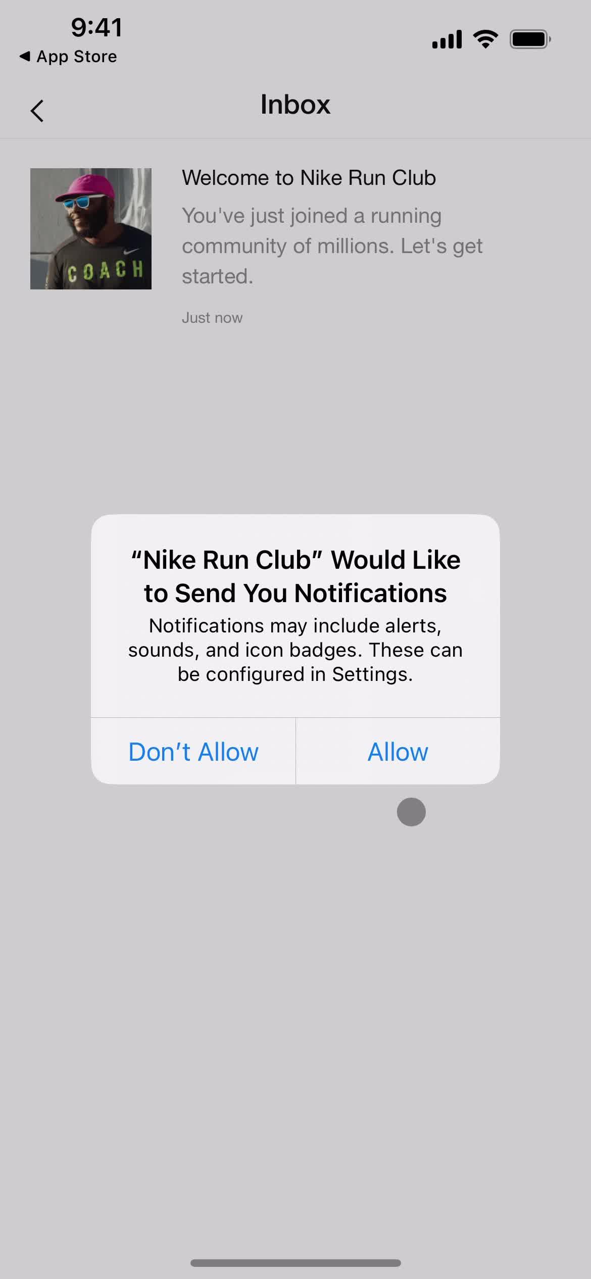 Onboarding screenshot