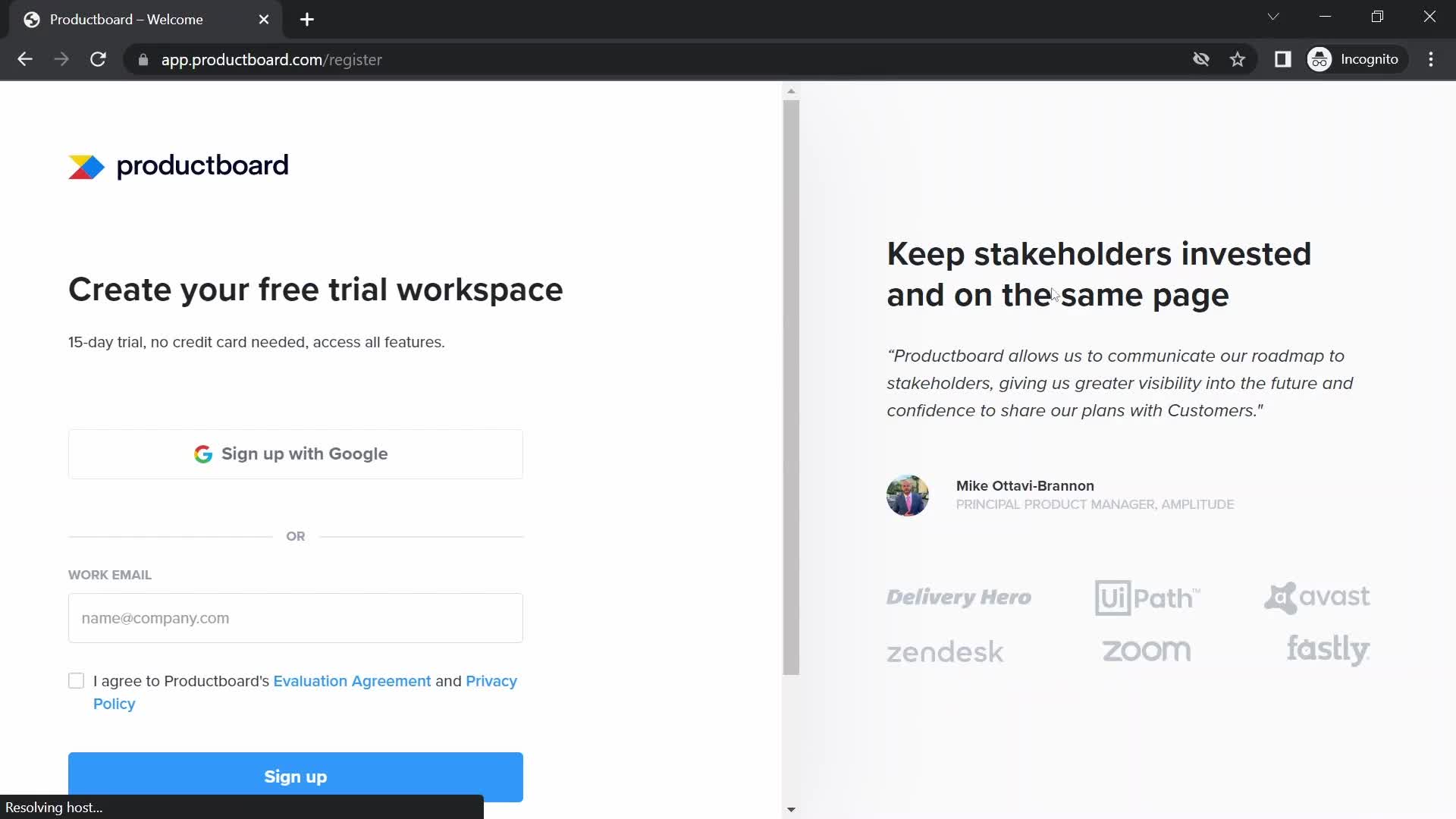 Onboarding on Productboard video thumbnail
