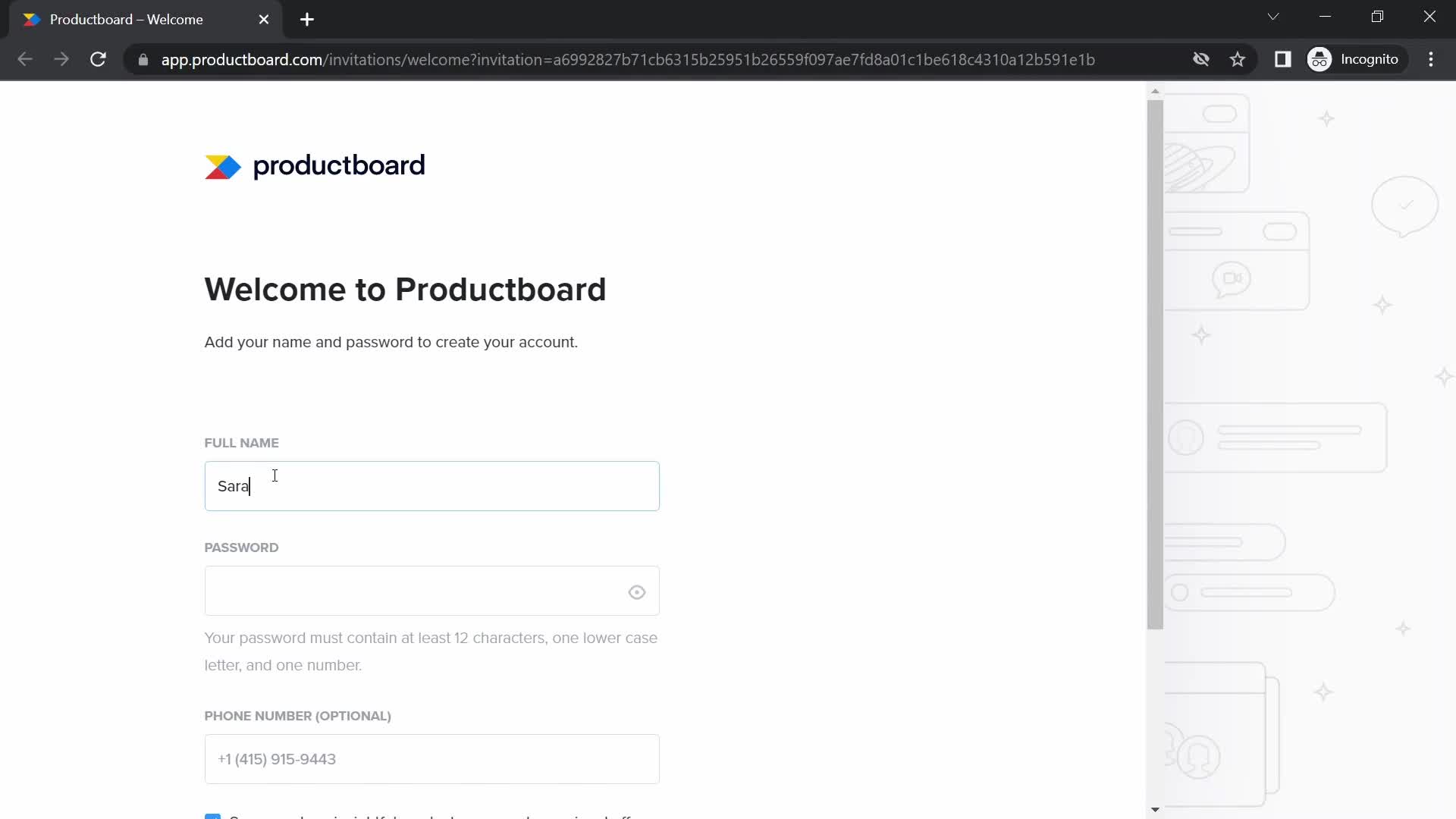 Onboarding screenshot