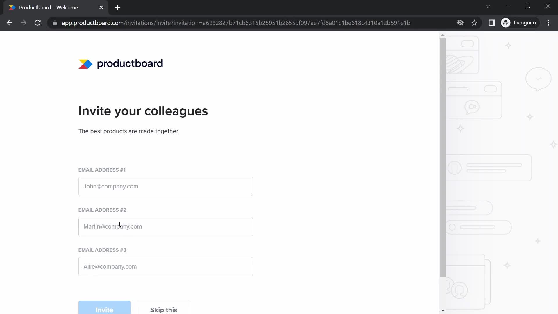 Onboarding screenshot