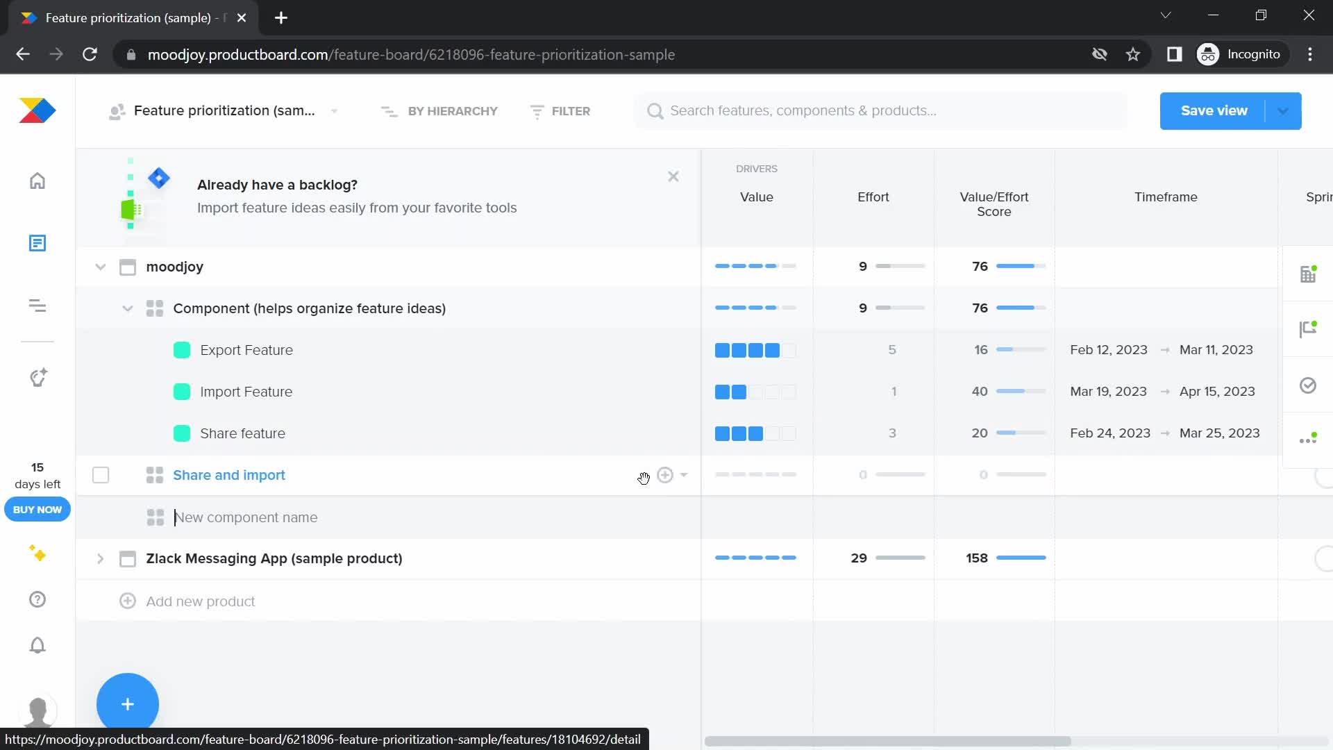Onboarding screenshot