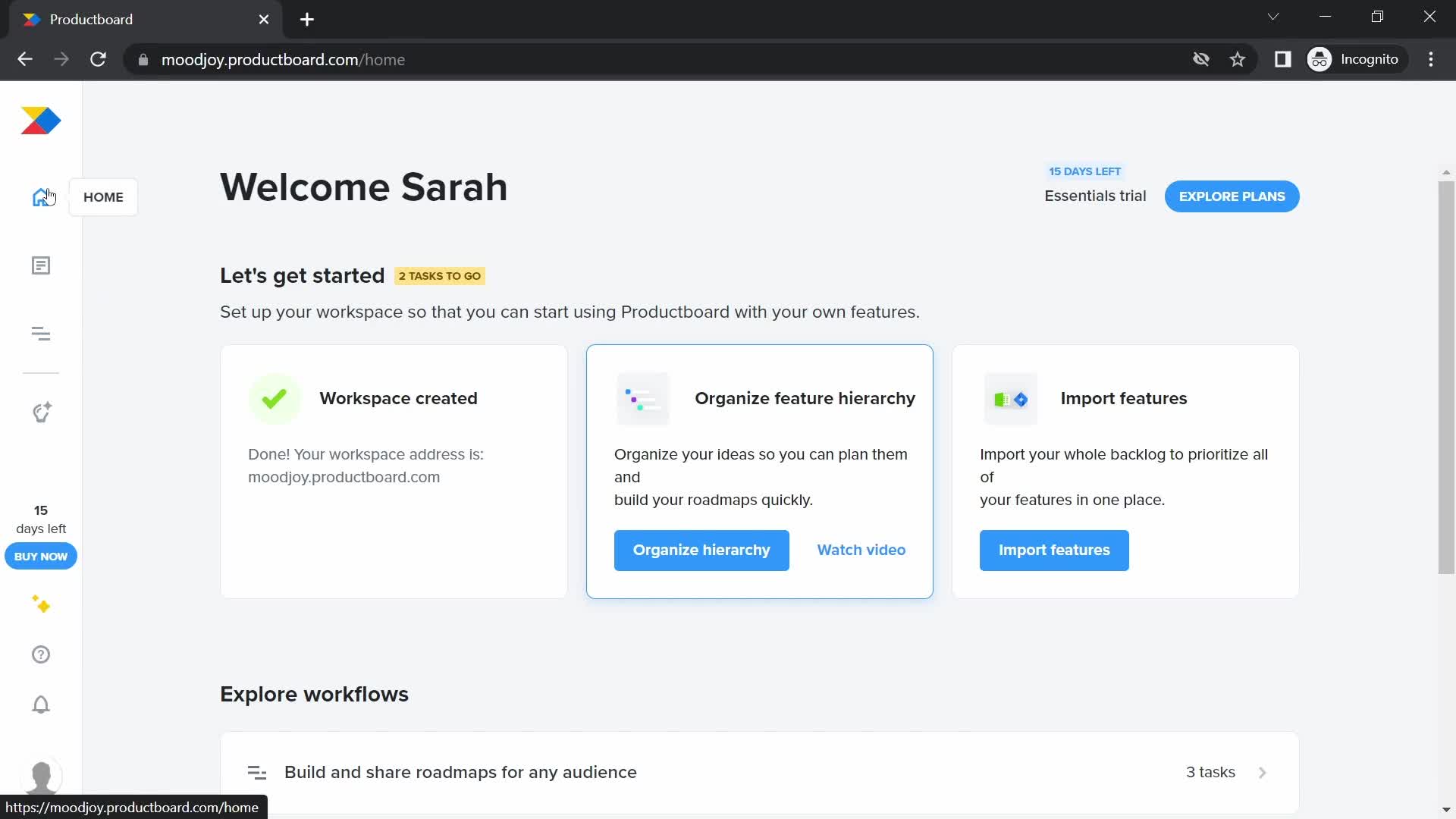 Onboarding screenshot