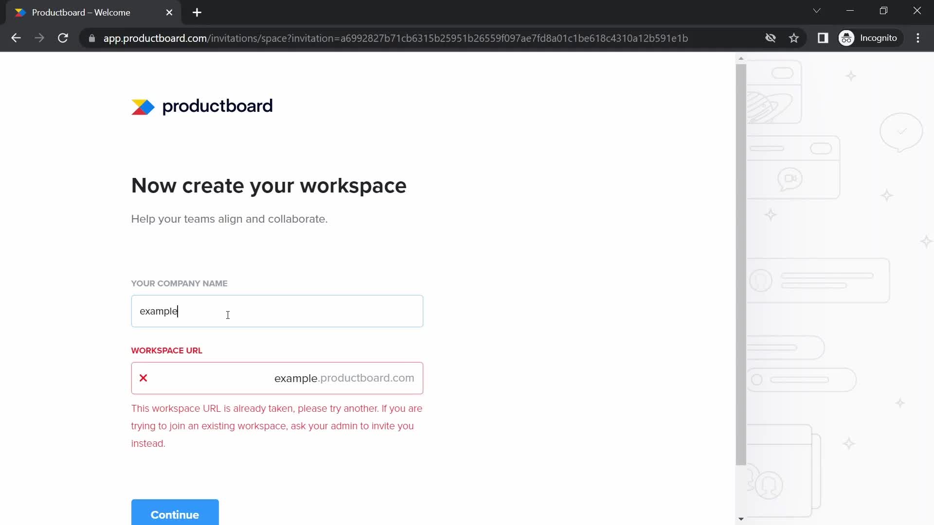 Onboarding screenshot