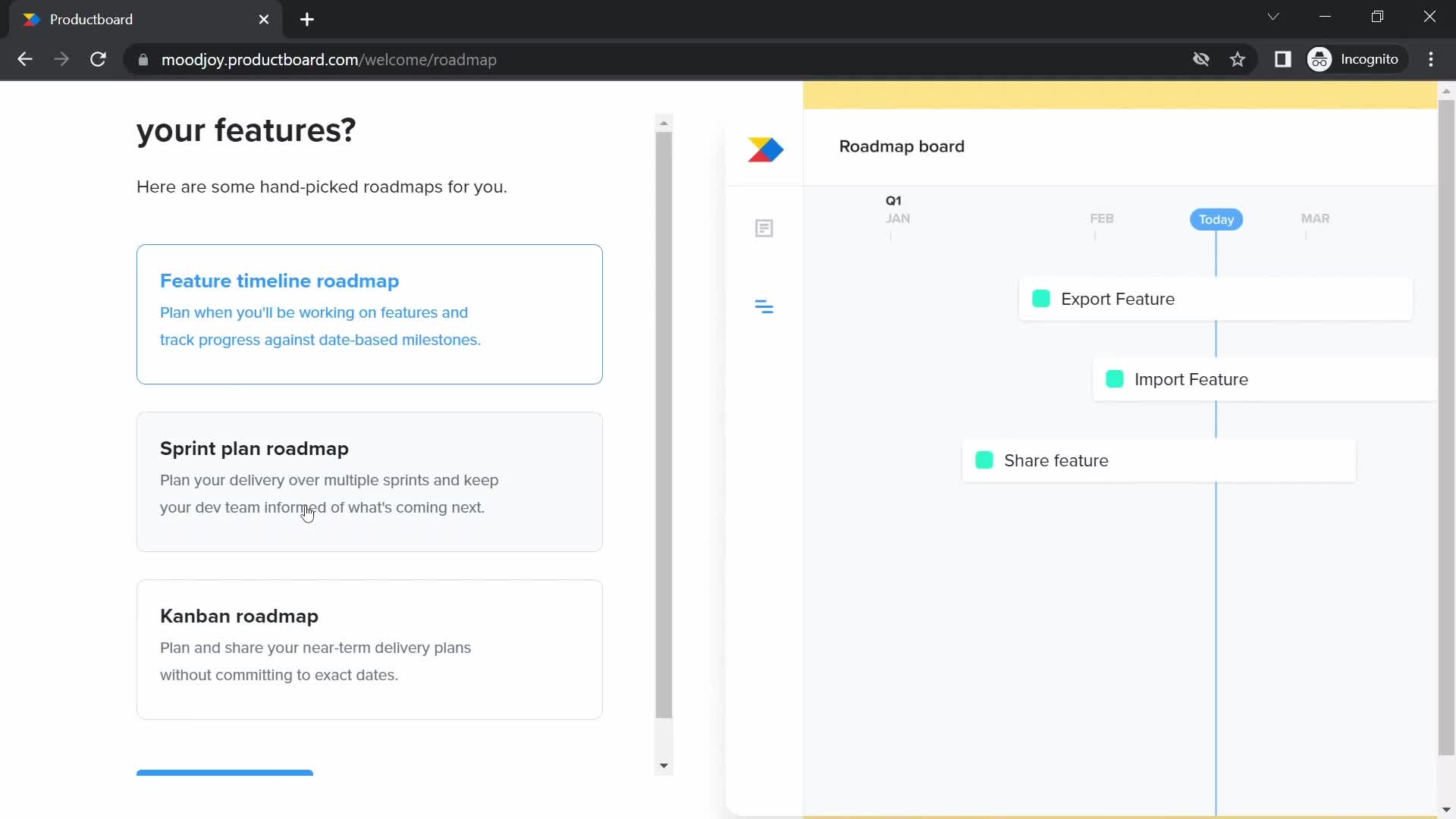 Onboarding screenshot