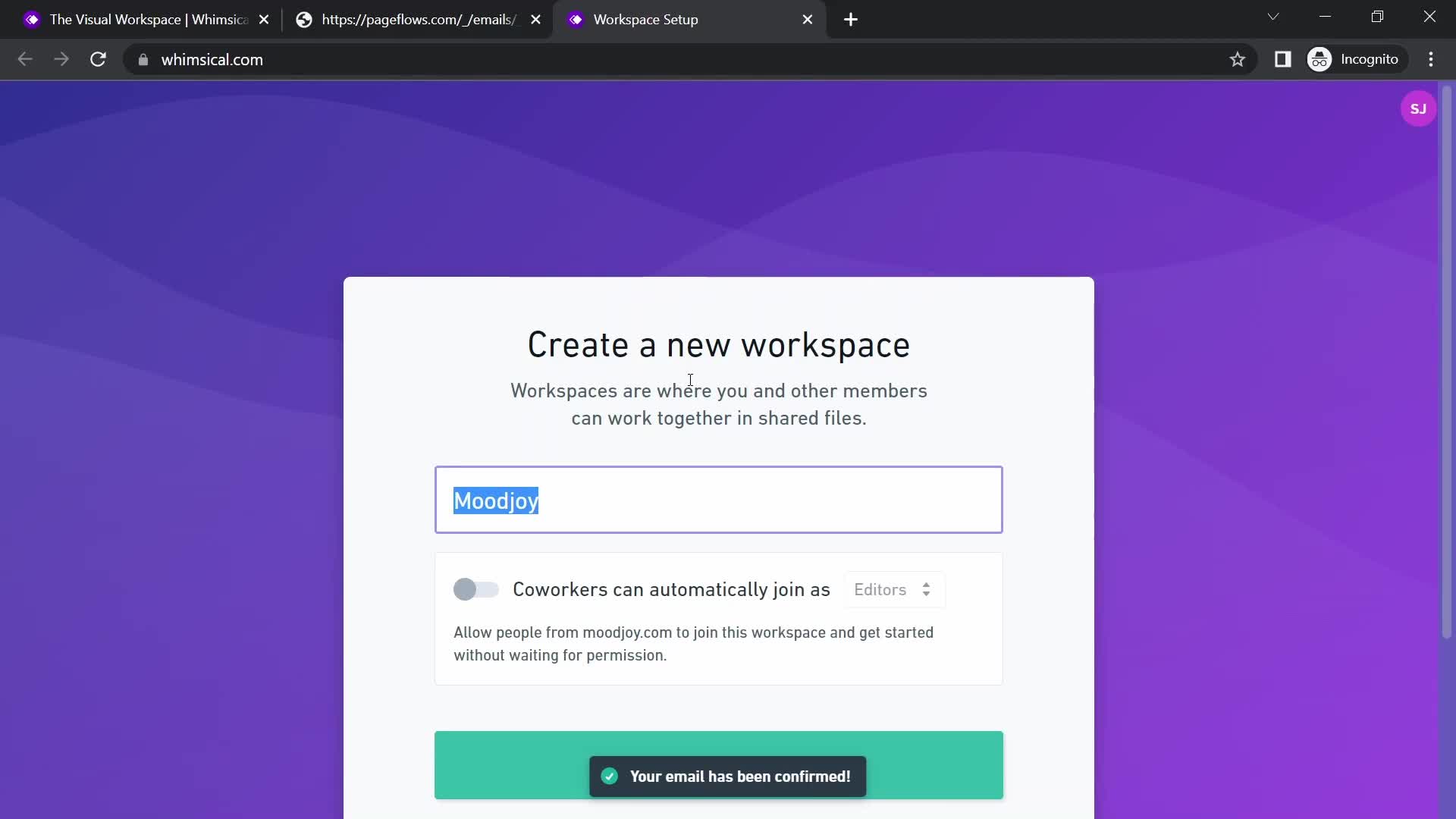 Onboarding screenshot