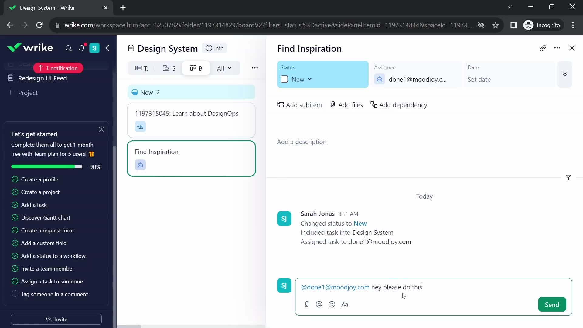 Onboarding screenshot